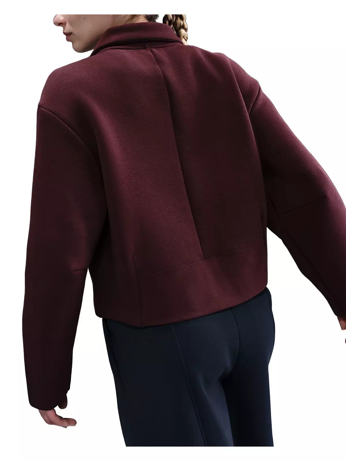 Women's Sportswear Tech Fleece Tailored Jacket -Burgundy - 2