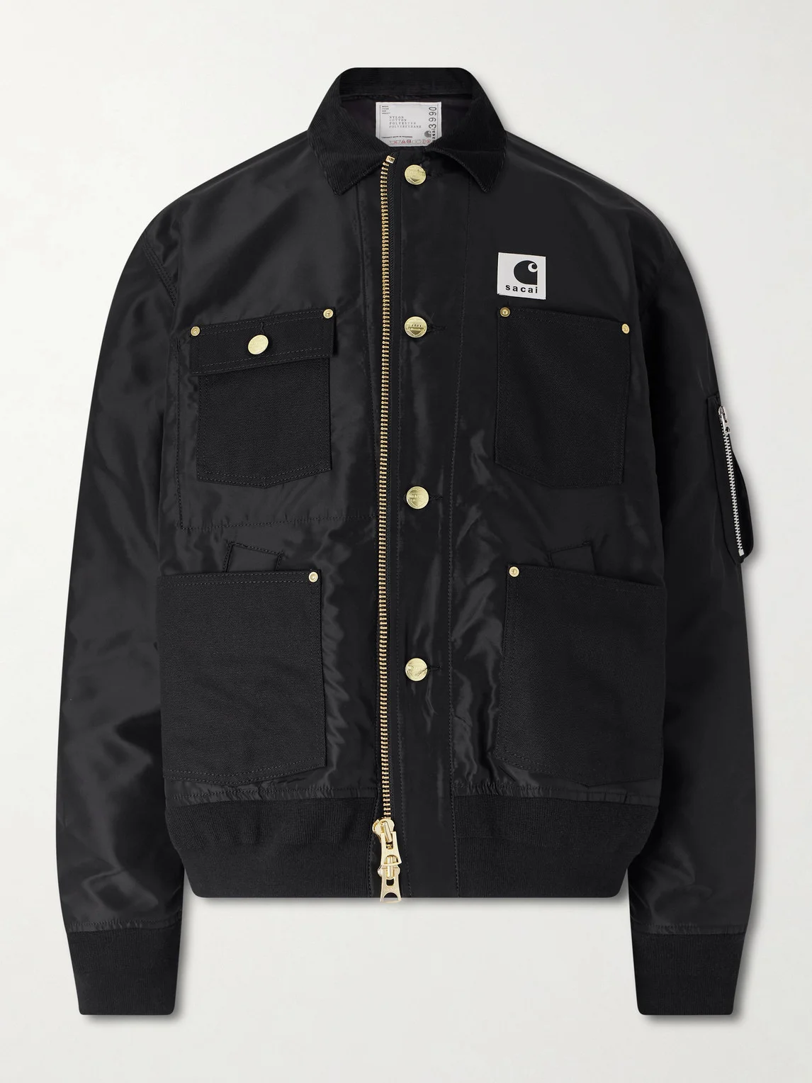 Carhart WIP Padded Shell and Cotton-Twill Bomber Jacket - 1