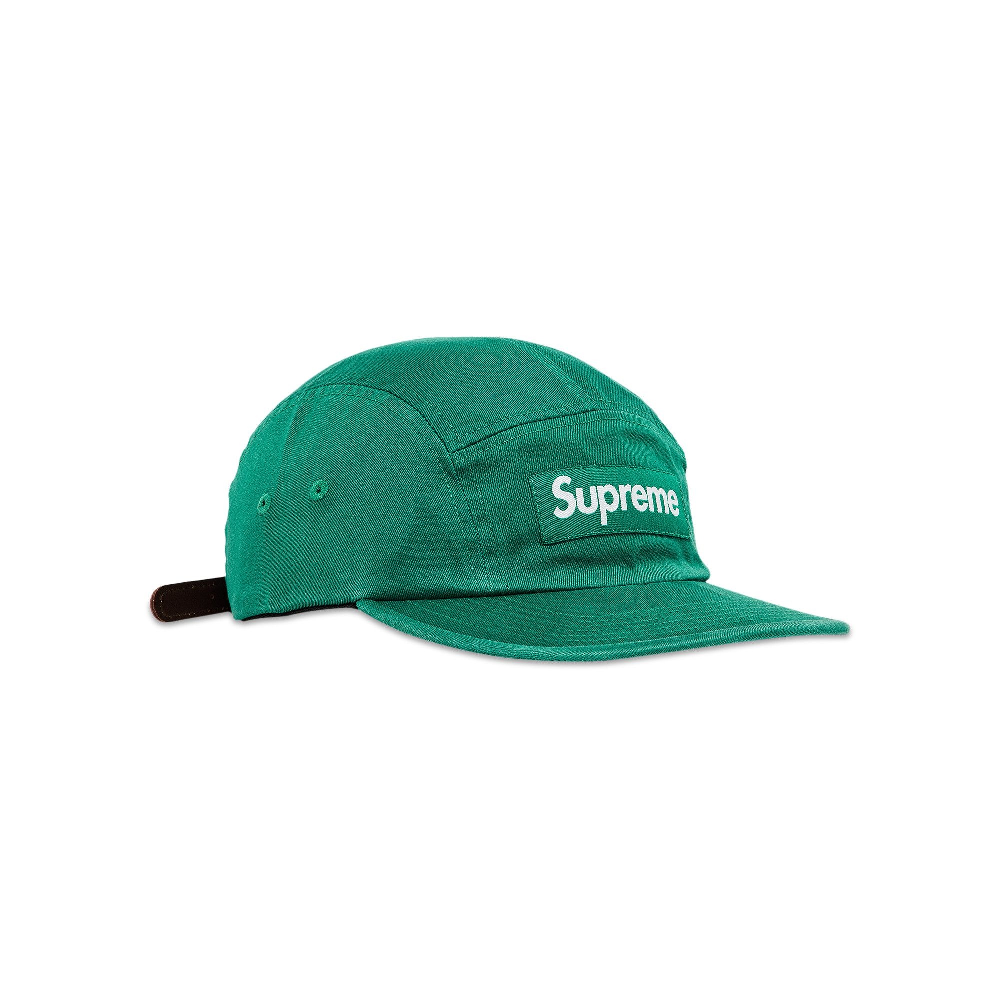 Supreme Washed Chino Twill Camp Cap グリーン Supreme Washed Chino Twill Camp Cap (SS24) Green - SS24 - US