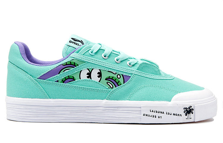 (WMNS) Li-Ning x Steven Harrington Hand-Plant Shoes 'Aqua Green' AECR070-3 - 2