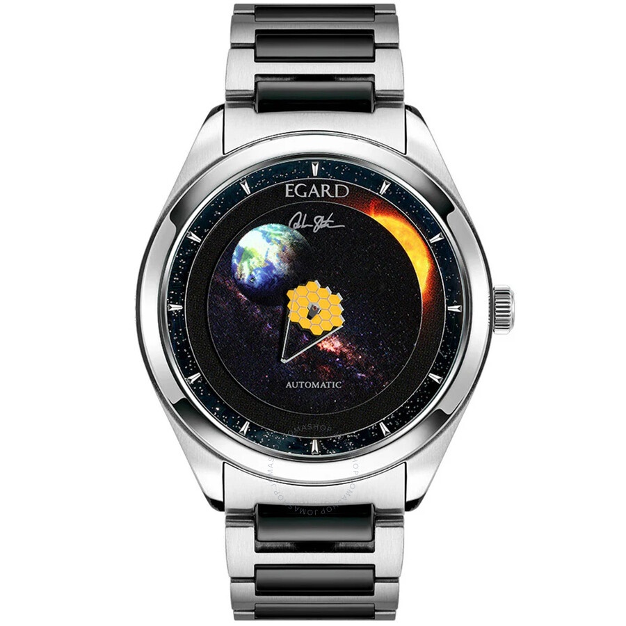 Egard - Egard Passages V2 Webb - William Shatner Edition Automatic Black Dial Men's Watch WCH-5082-G0G103 - 1