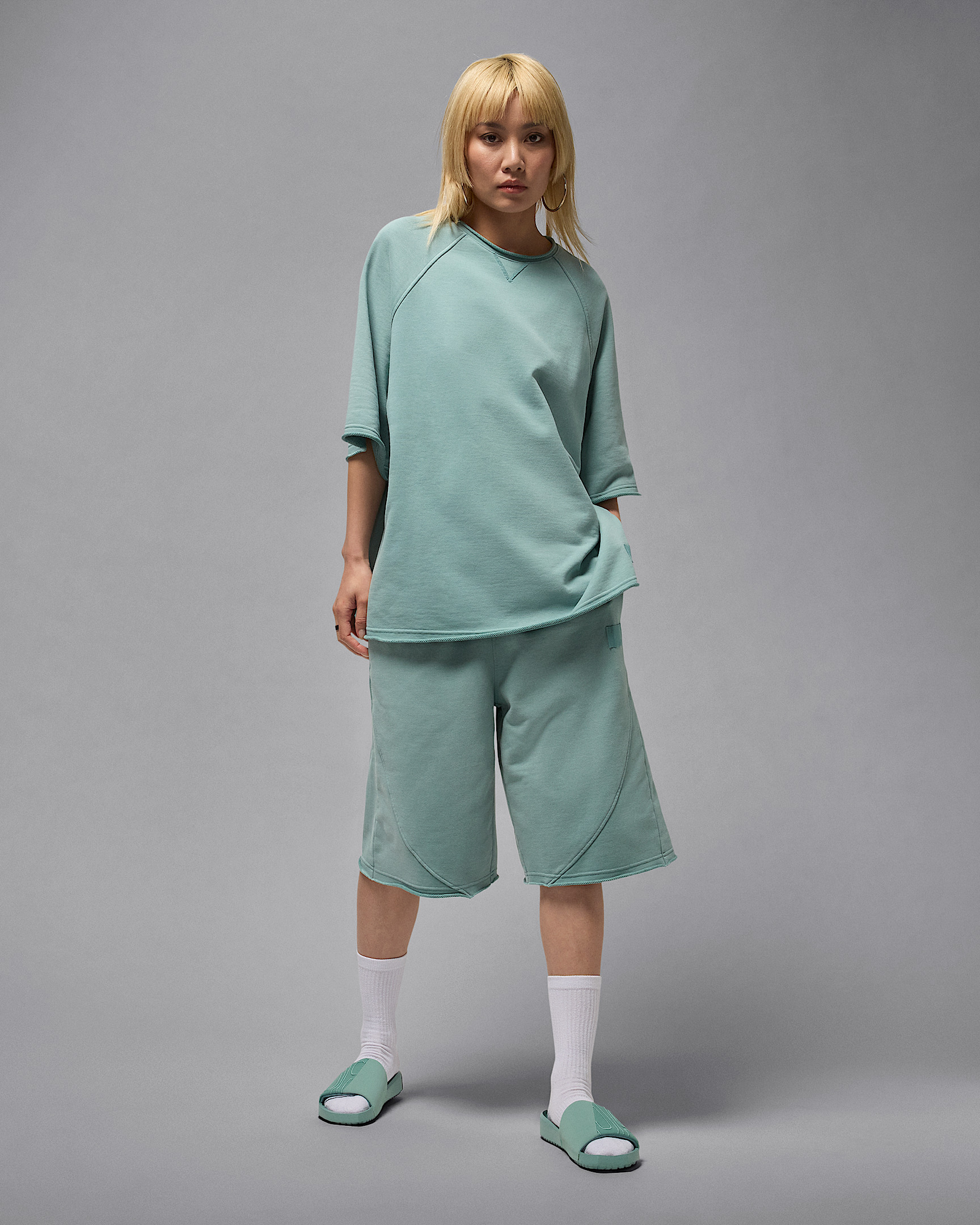 Jordan Flight Fleece Women's Oversized Short-Sleeve French Terry Top - 5