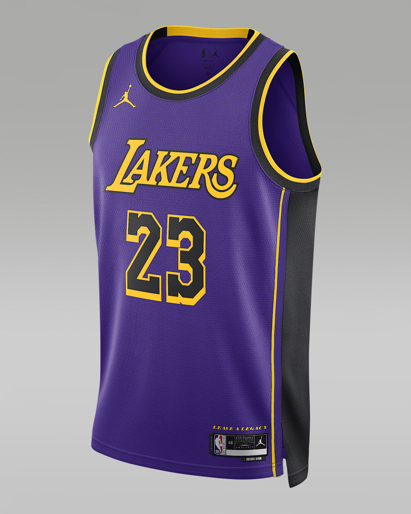 Men's Los Angeles Lakers Statement Edition Jordan Dri-FIT NBA Swingman Jersey - 1