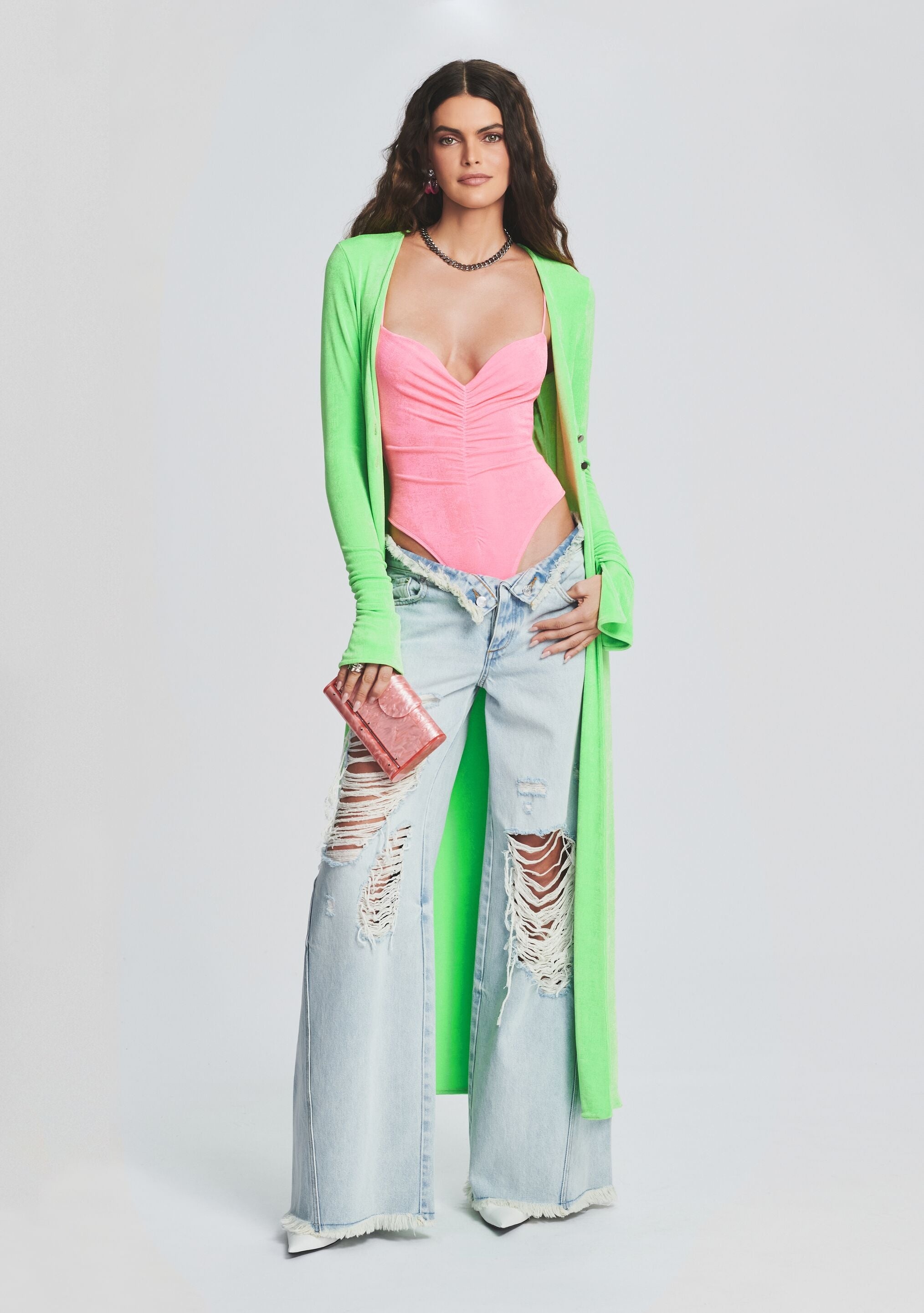 OLLIE WIDE LEG JEAN - 2