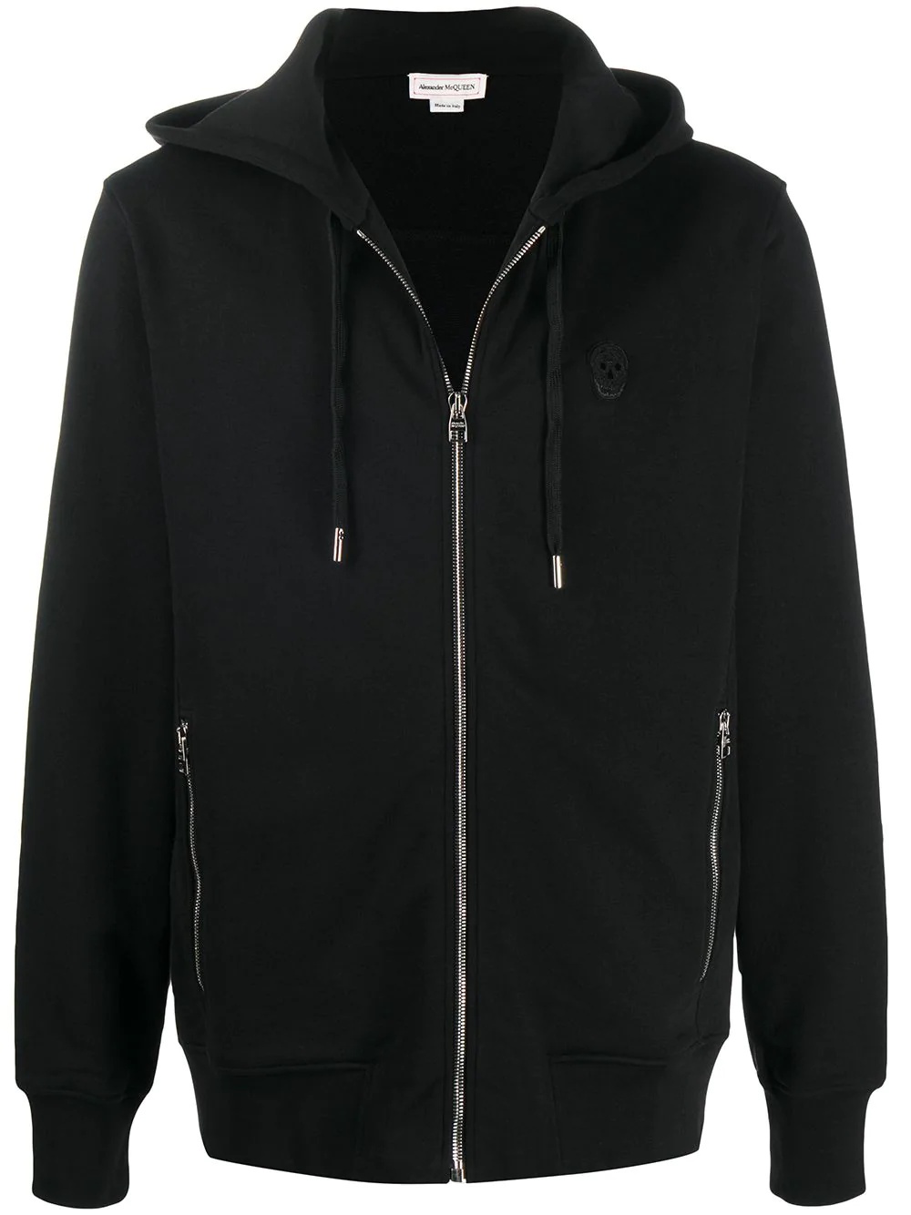 skull hooded sweatshirt  - 1