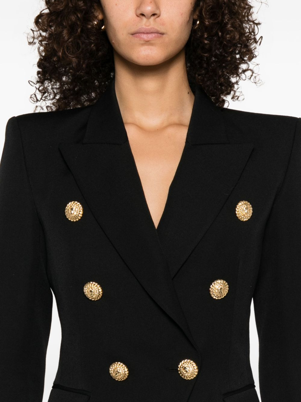 double-breasted wool jacket - 5