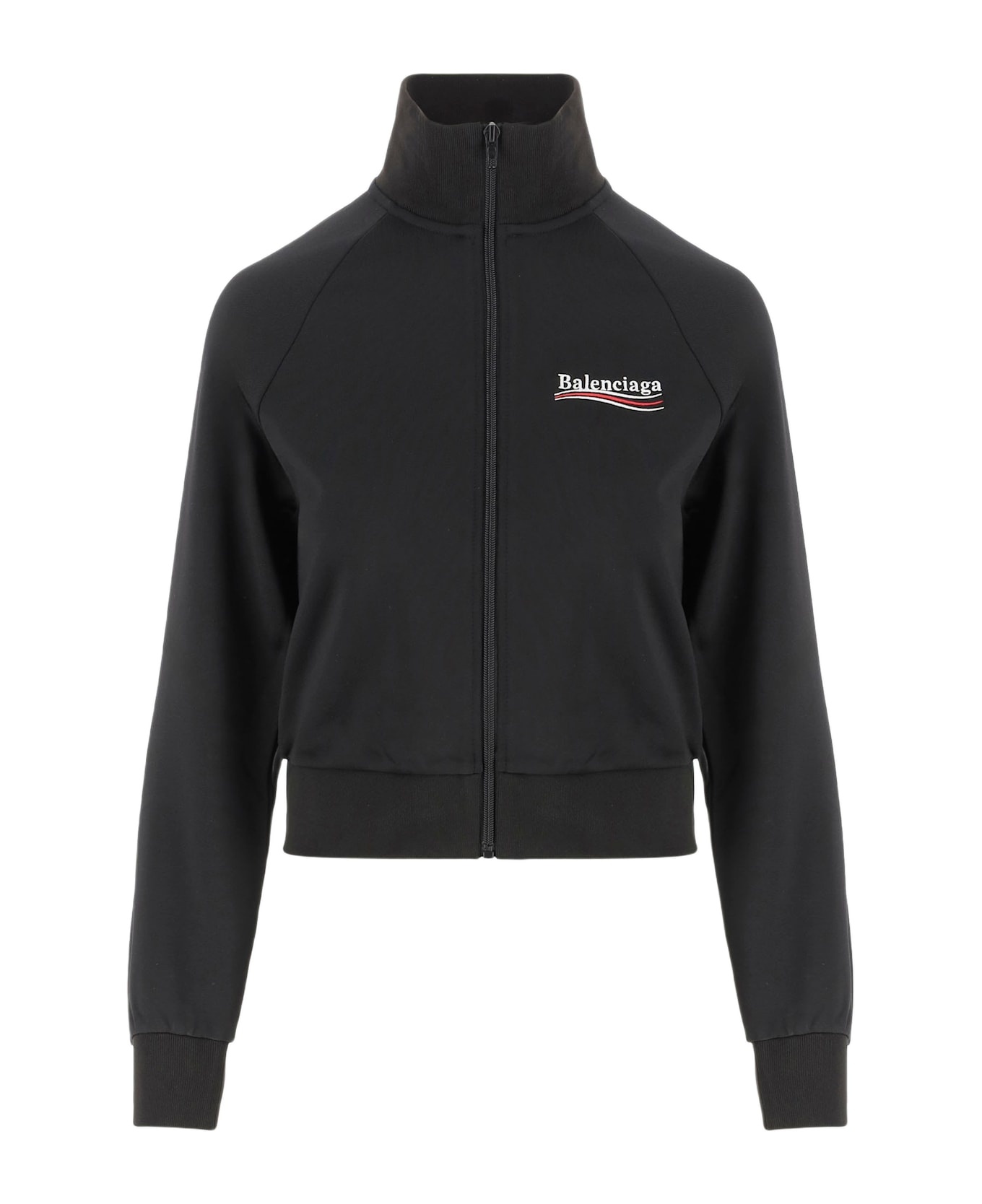 Black Nylon Ben Sweatshirt - 1