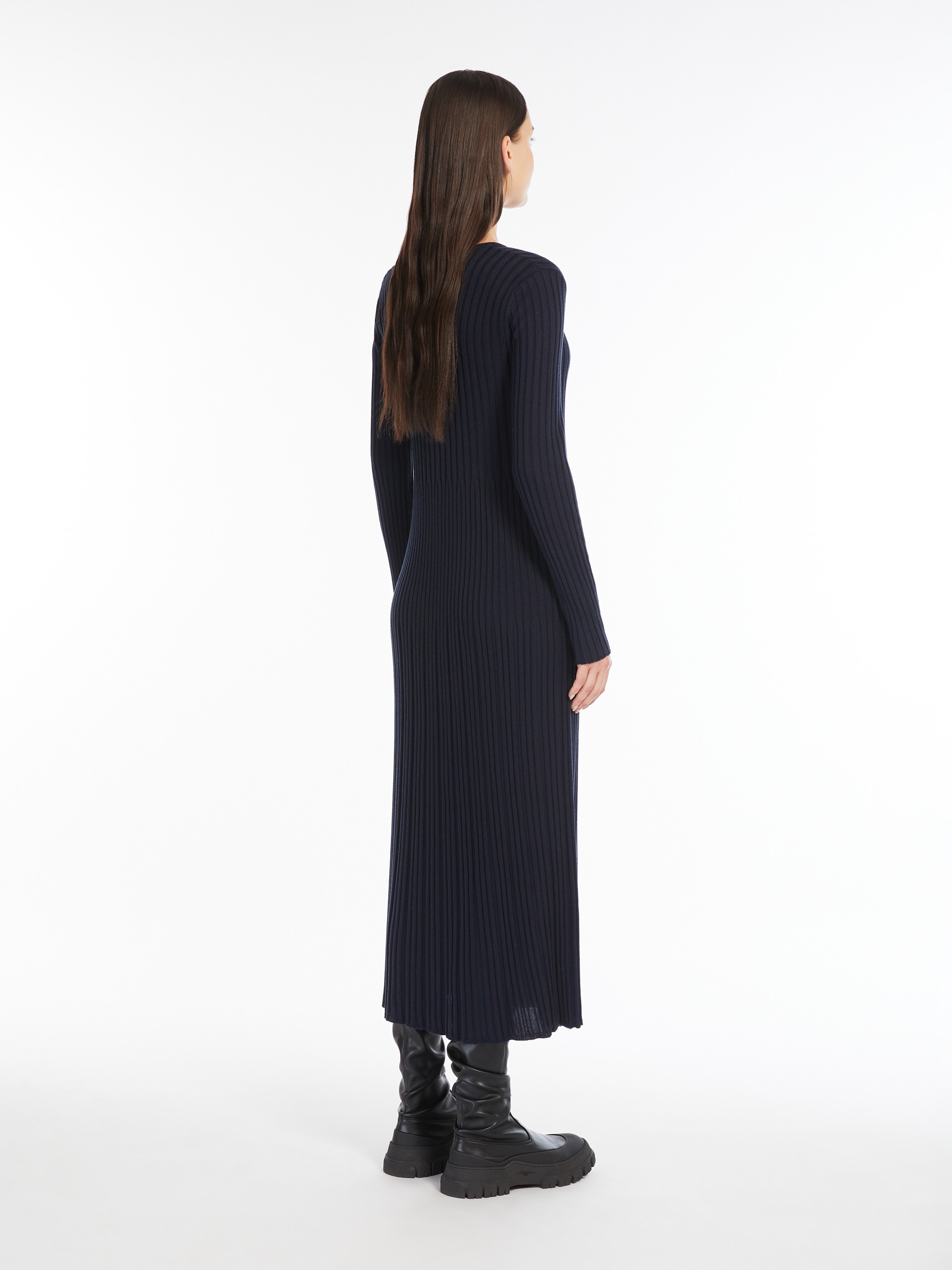 ELETTA Wool blend-knit dress - 4
