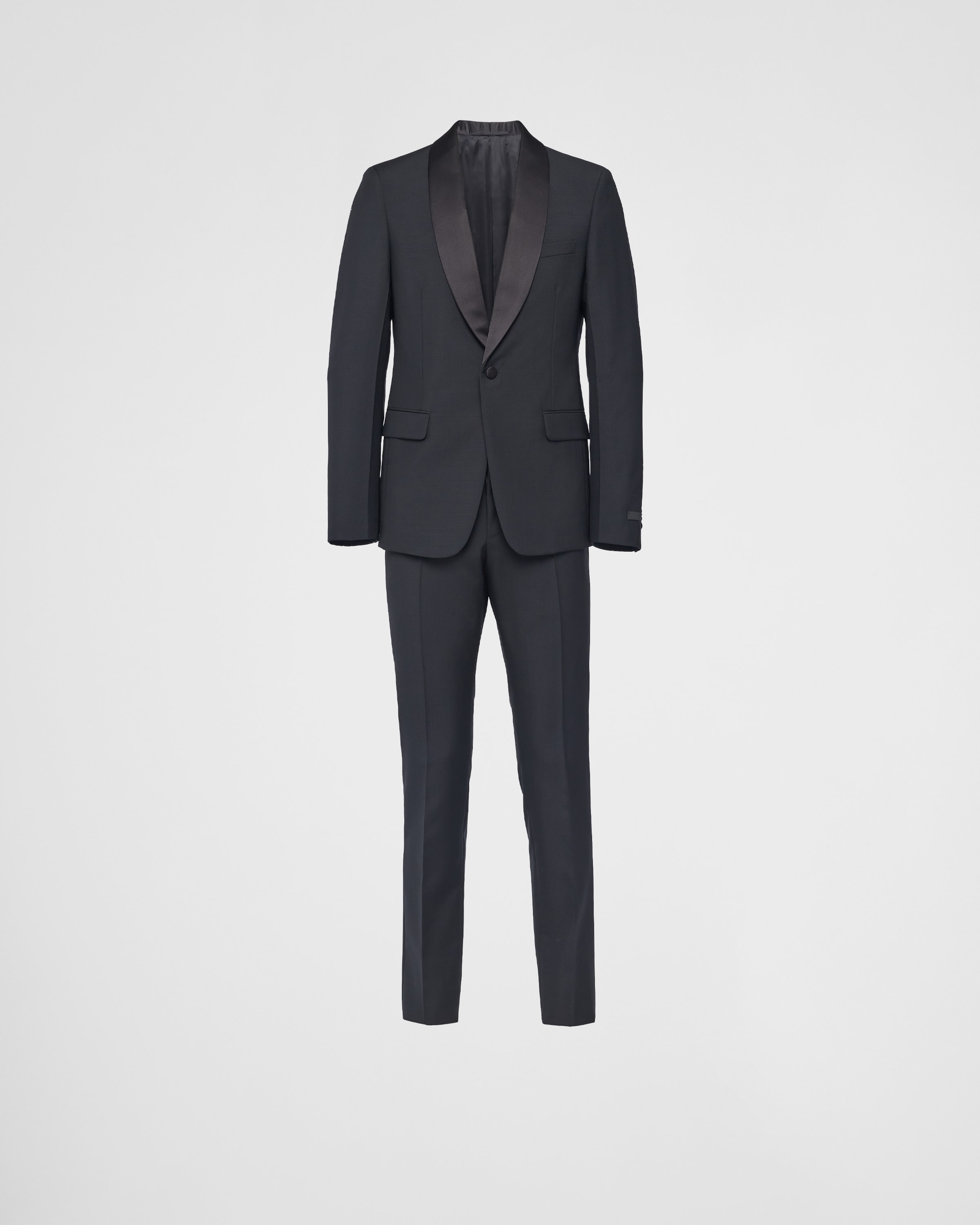 Single-breasted wool and mohair tuxedo - 1
