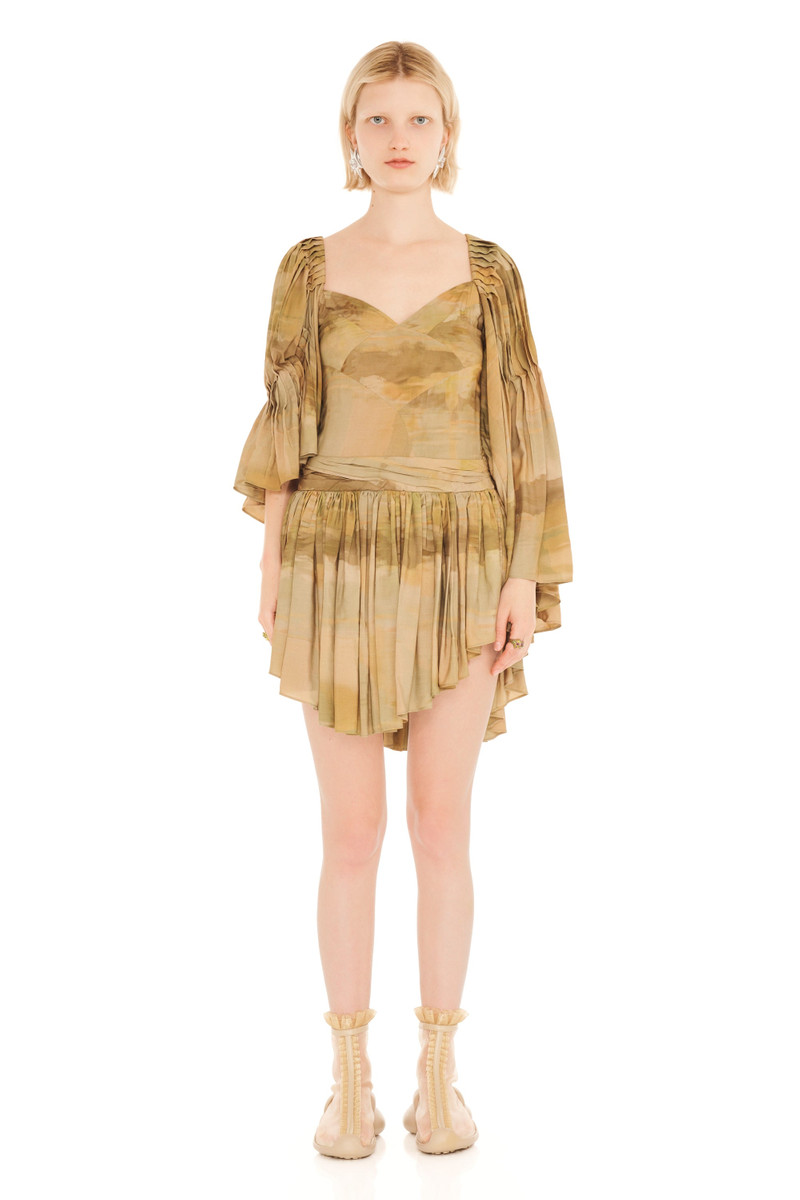 Collina Strada OLIVE GUA SHA HONEYSUCKLE DRESS outlook