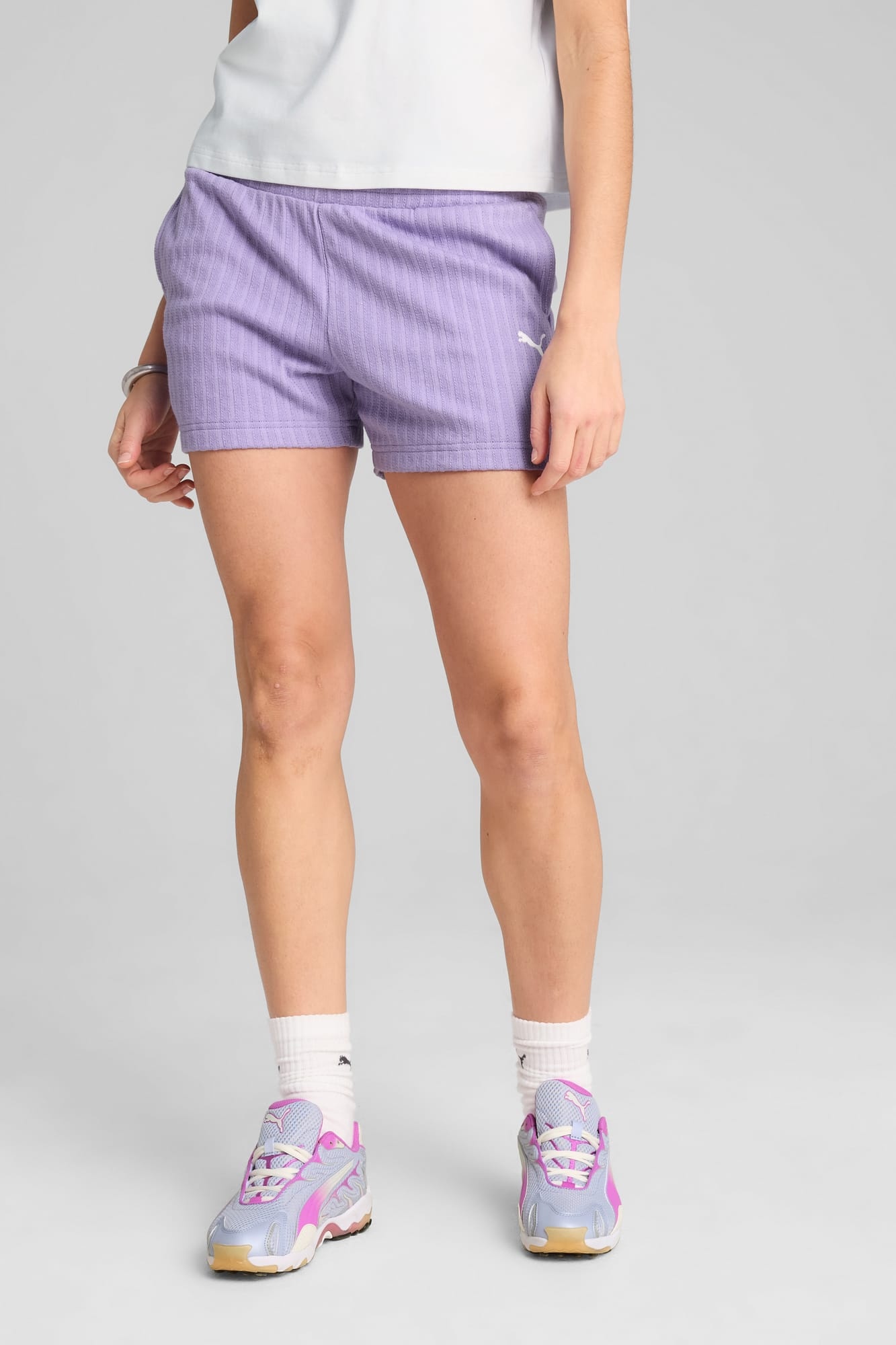 WARDROBE ESSENTIALS Women's 4" Pointelle Shorts - 3