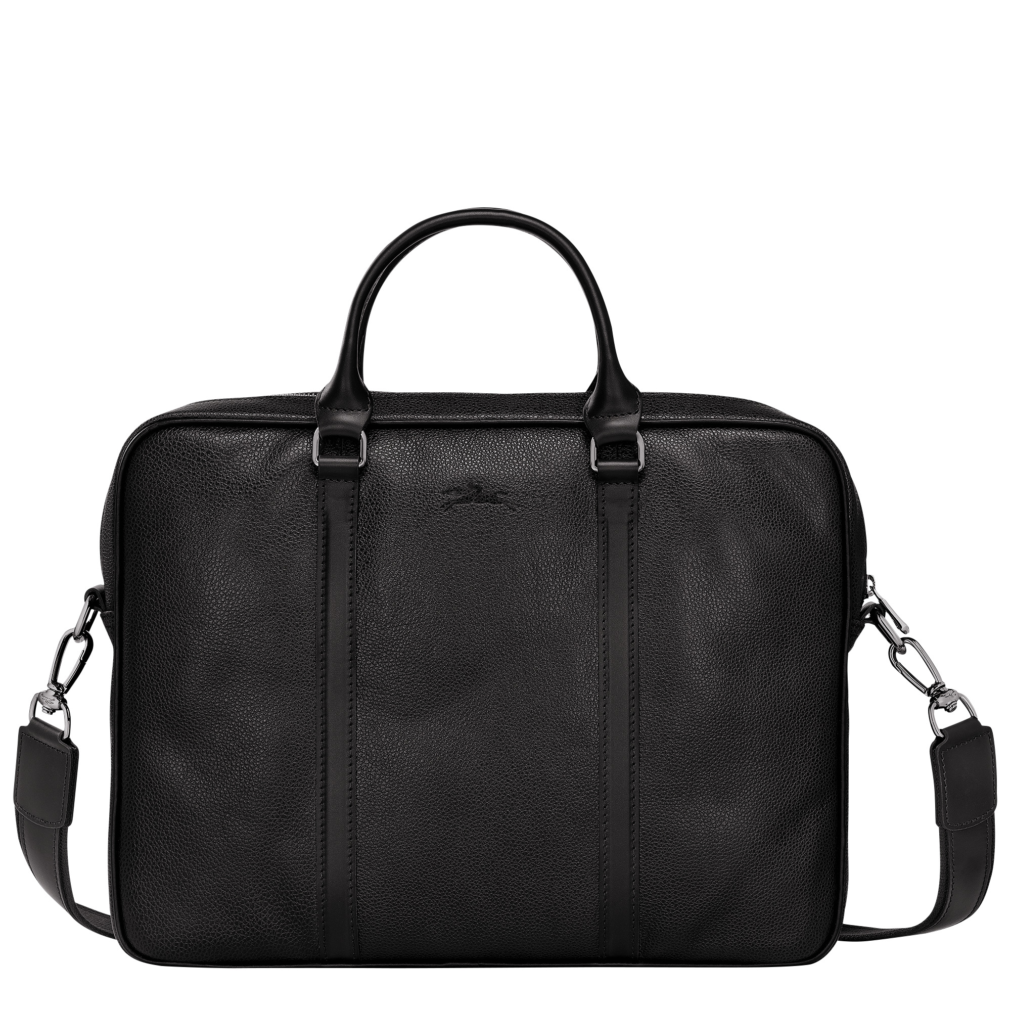 Le Foulonné XS Briefcase Black - Leather - 4