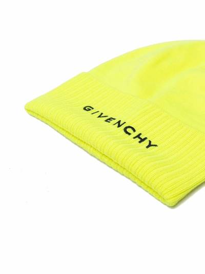 Givenchy logo-embroidered wool beanie outlook