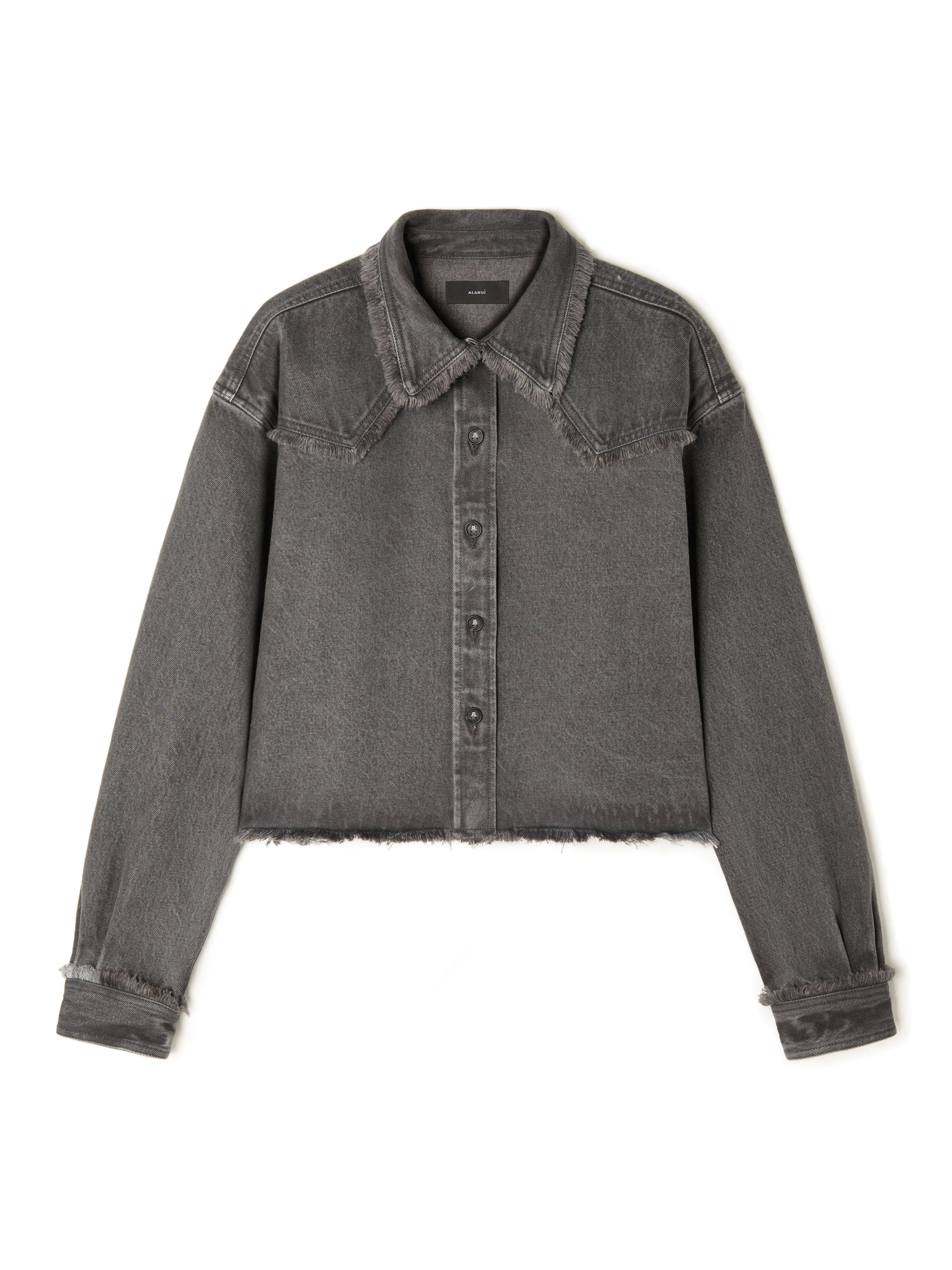 Free Horizons Cropped Denim Shirt - 2