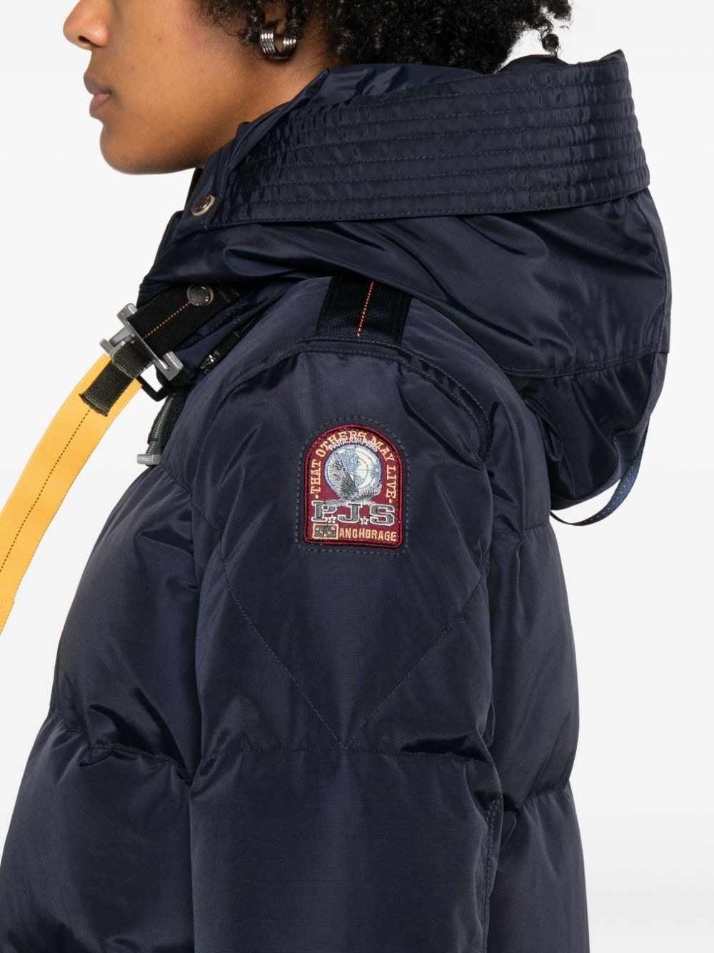 Long Bear hooded quilted coat - 5
