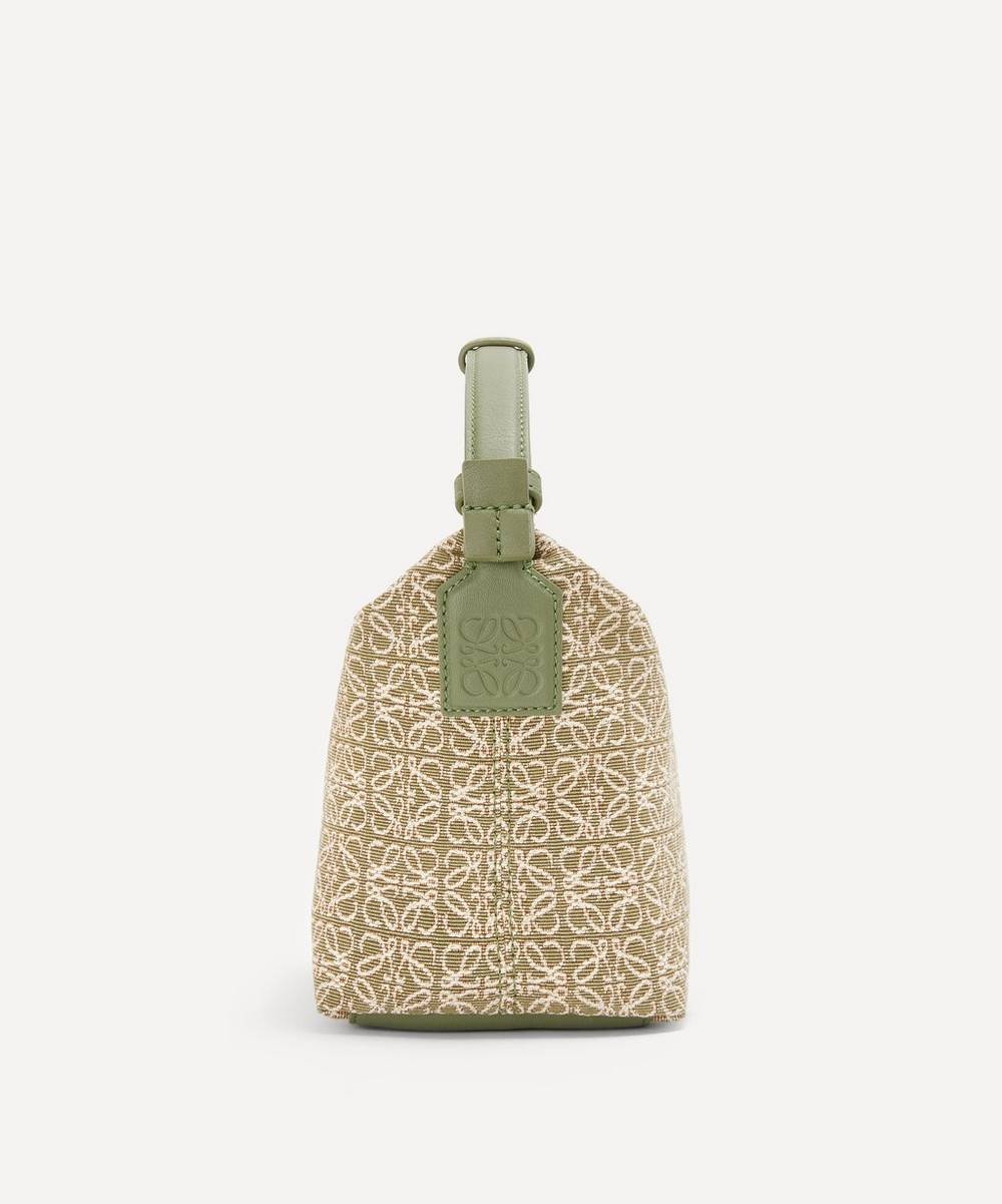 Small Cubi Anagram Jacquard Canvas and Leather Shoulder Bag - 5