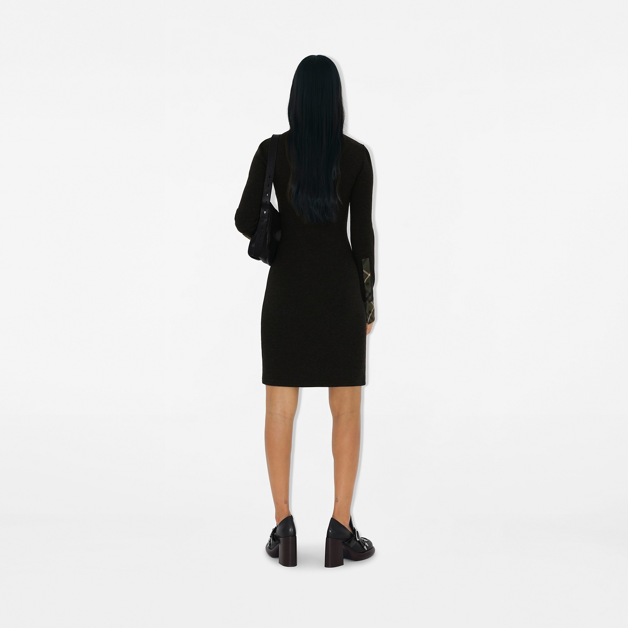 Wool Shirt Dress - 4