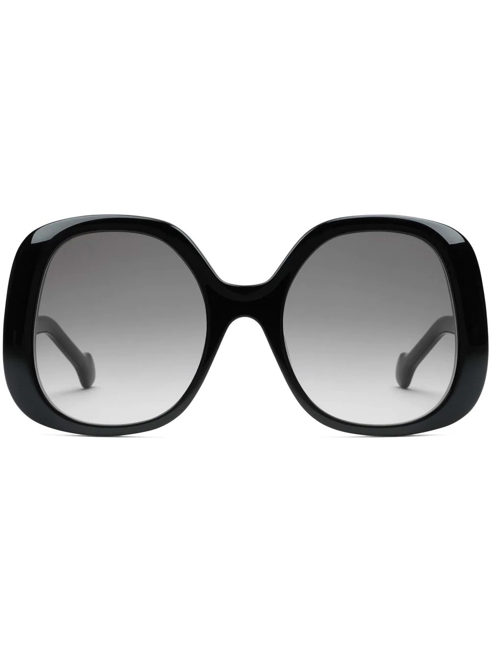 square-frame gradient sunglasses - 1