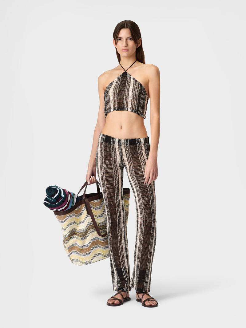 Missoni Long mesh trousers outlook
