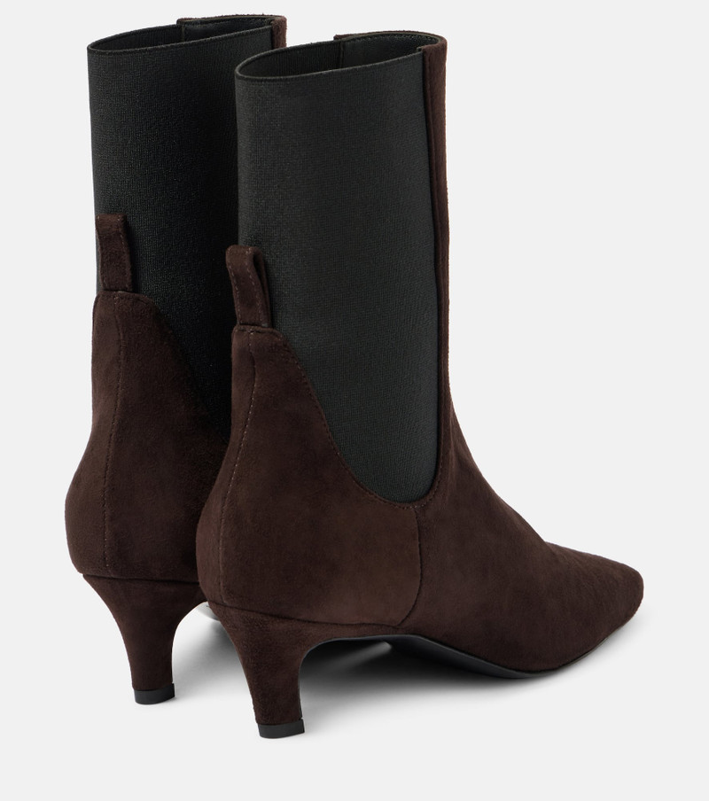 Totême Suede ankle boots outlook