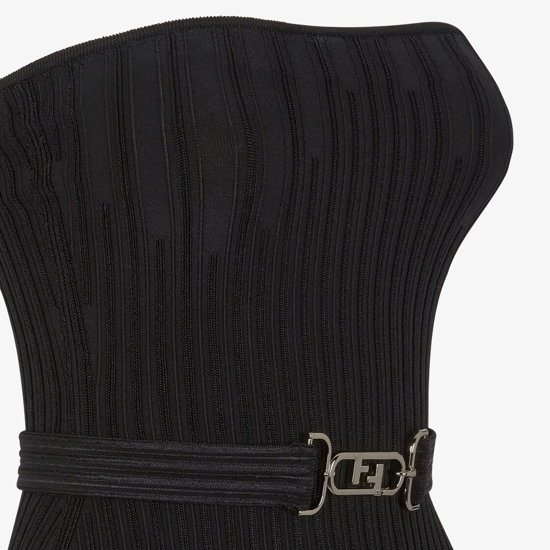 Black viscose dress - 3