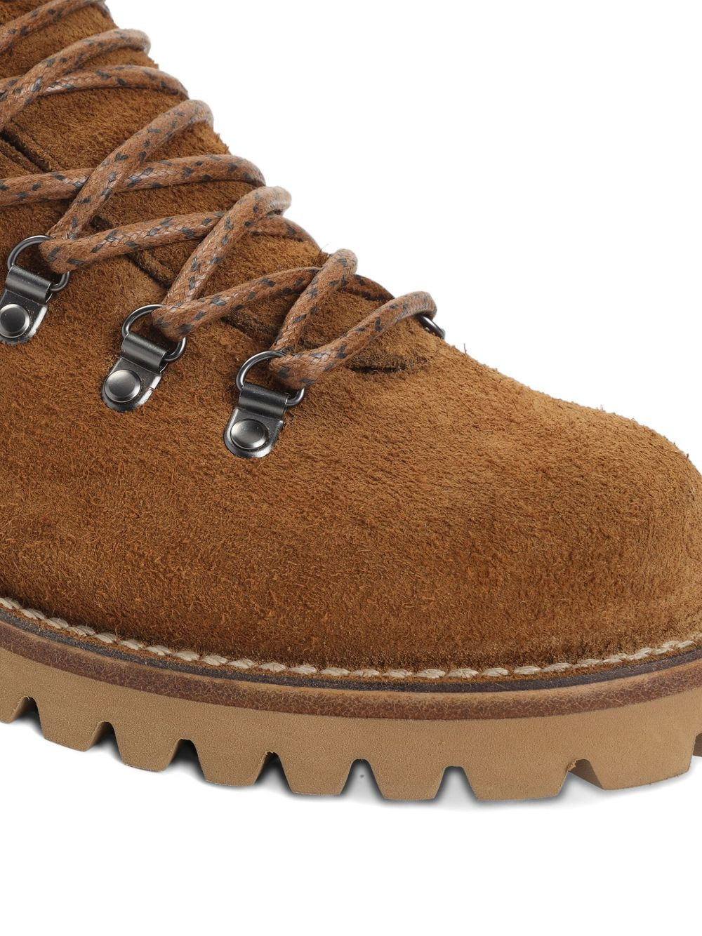 lace-up lug-sole boots - 4