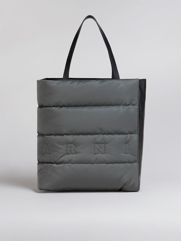 MUSEO TOTE BAG IN QUILTED NYLON - 1