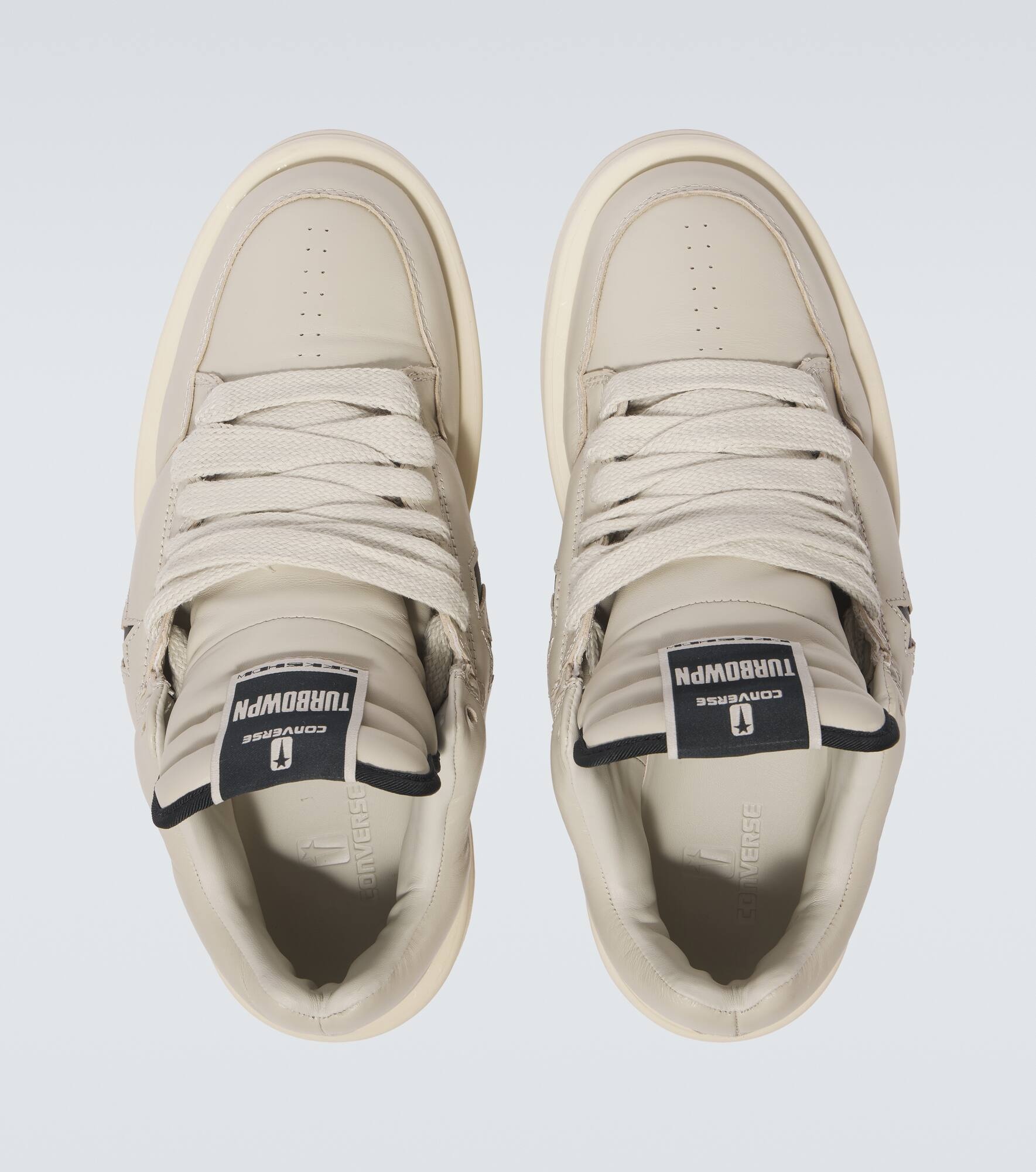 x Converse Turbowpn leather sneakers - 4