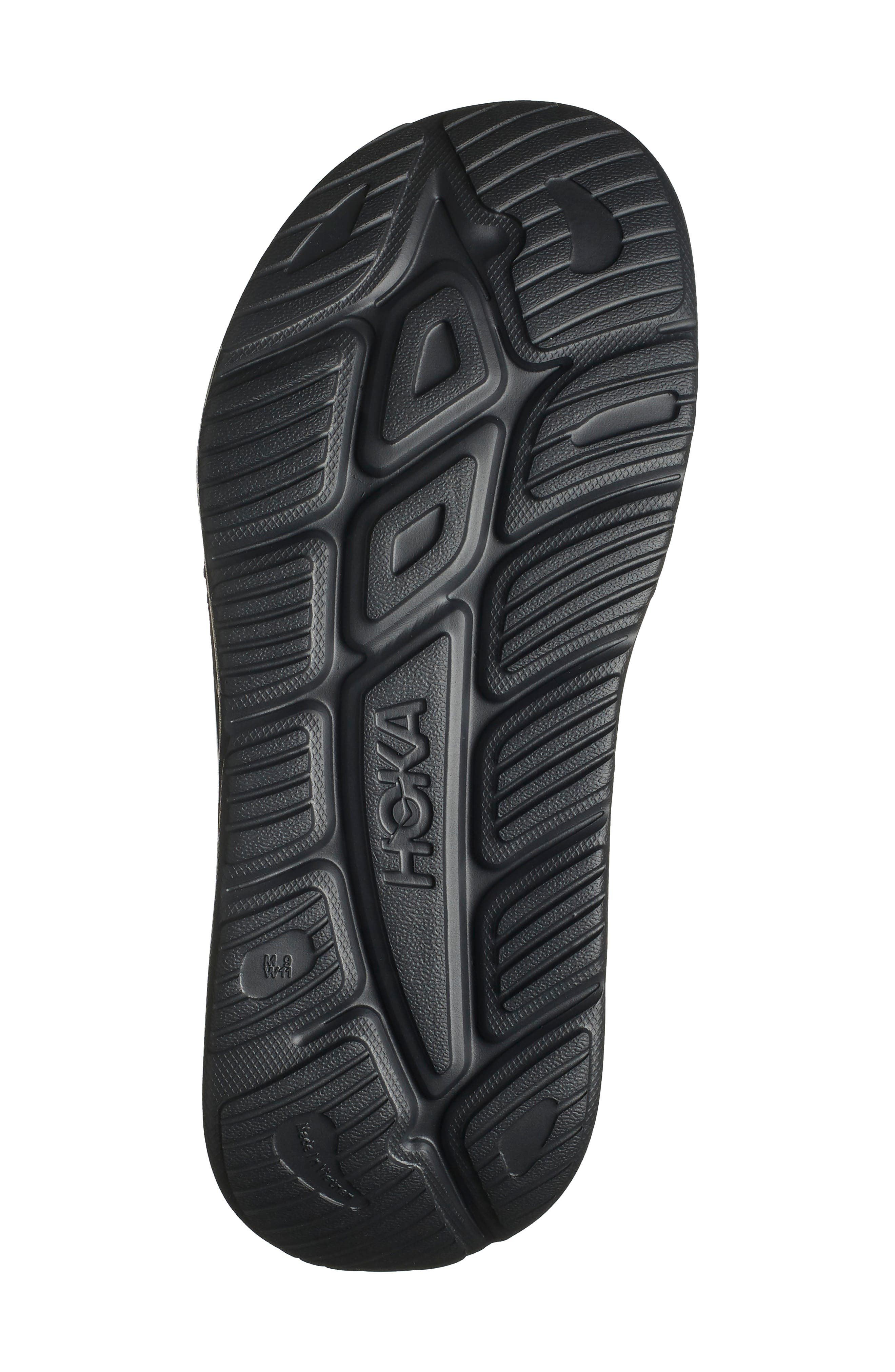 HOKA Gender Inclusive Ora Recovery Slide 3 Sandal in Black/Black at Nordstrom - 6