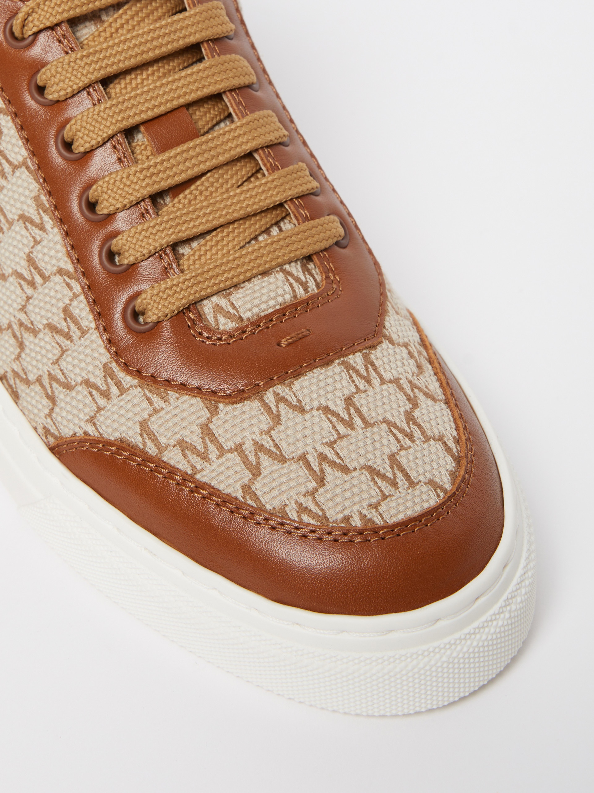 CITYSNEAKER Jacquard-knit monogram sneakers - 4