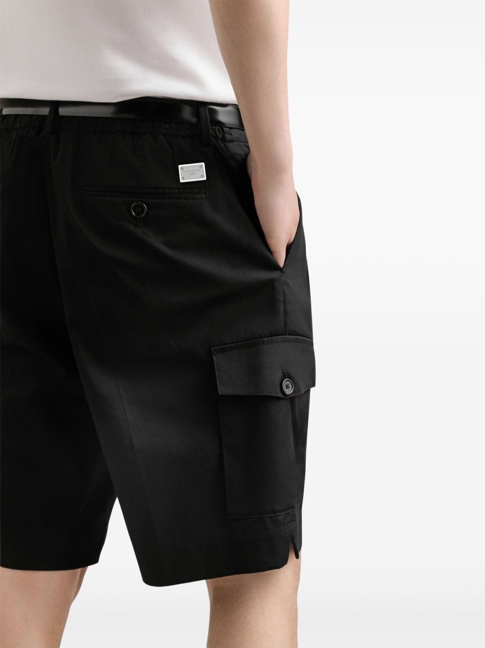 pleated cargo shorts - 5