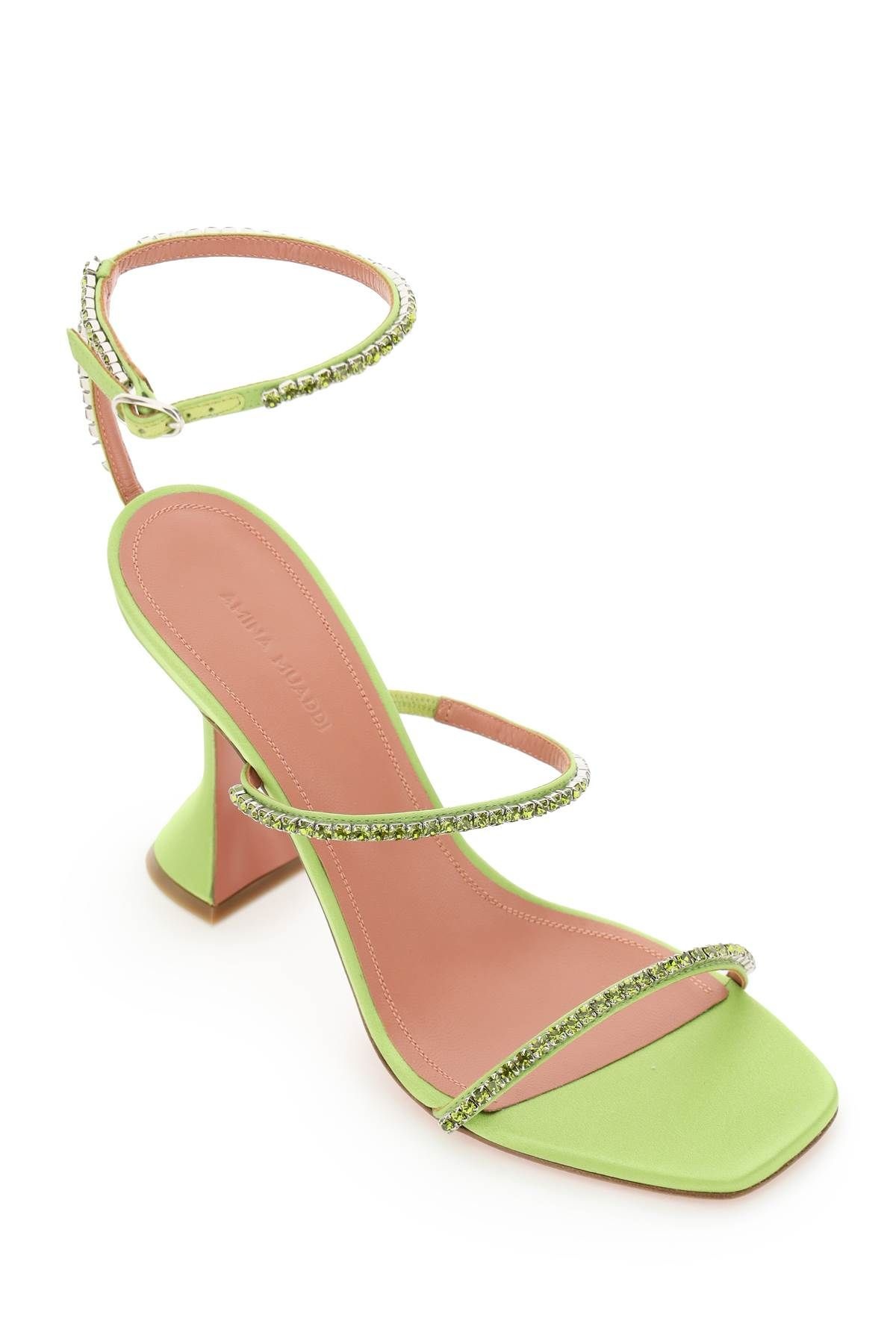 SILK SATIN GILDA SANDALS - 4