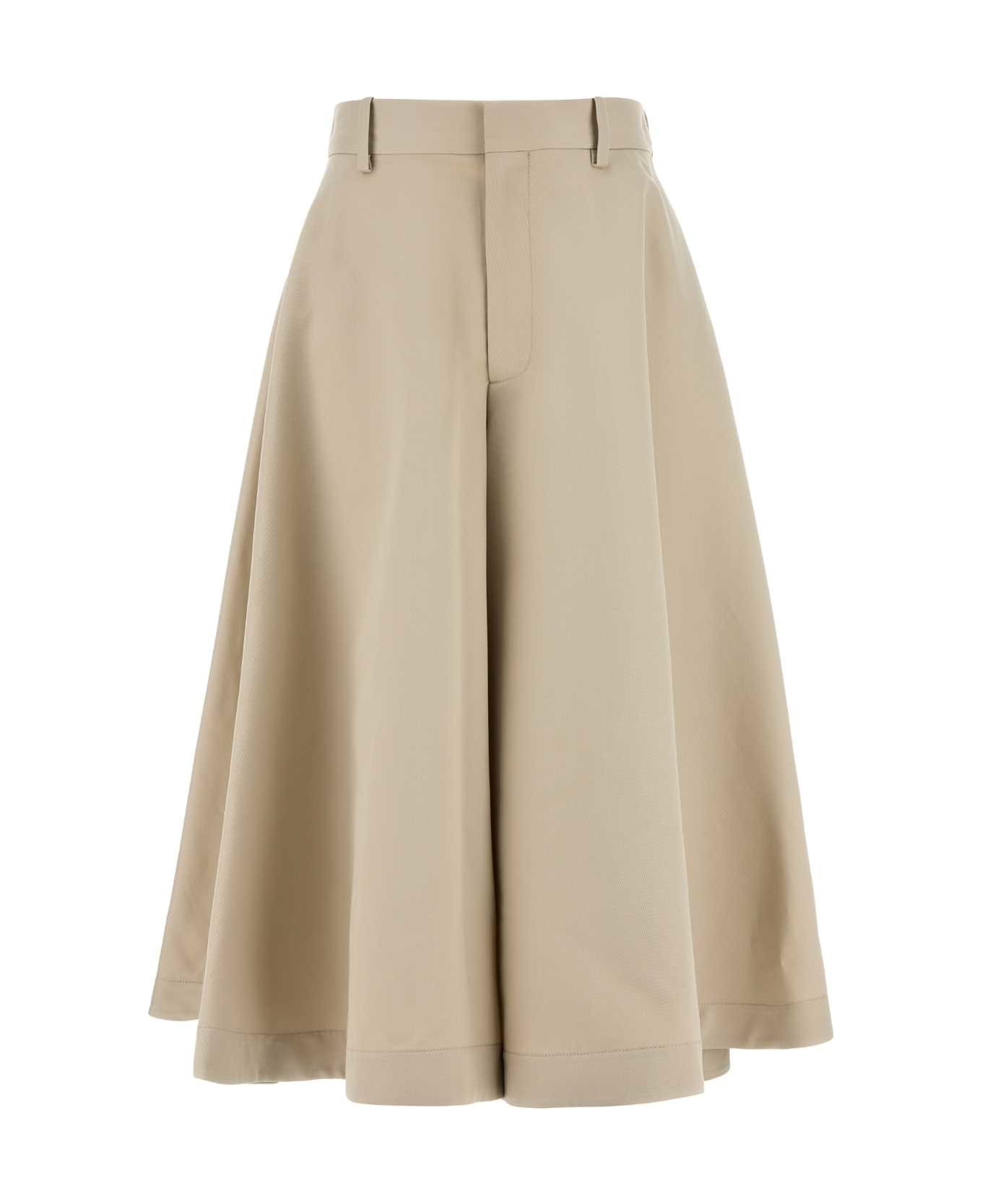 Sand Twill Bermuda Shorts - 1
