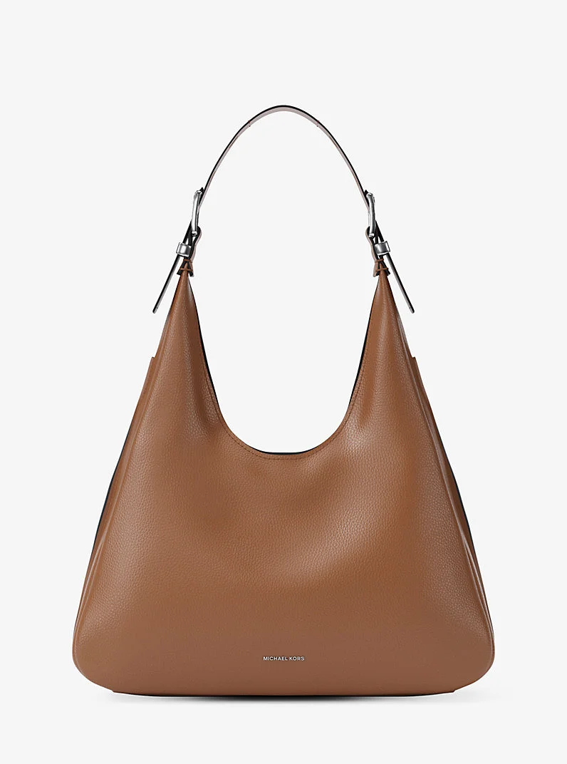 Nolita Large Pebbled Leather Hobo Shoulder Bag - 1