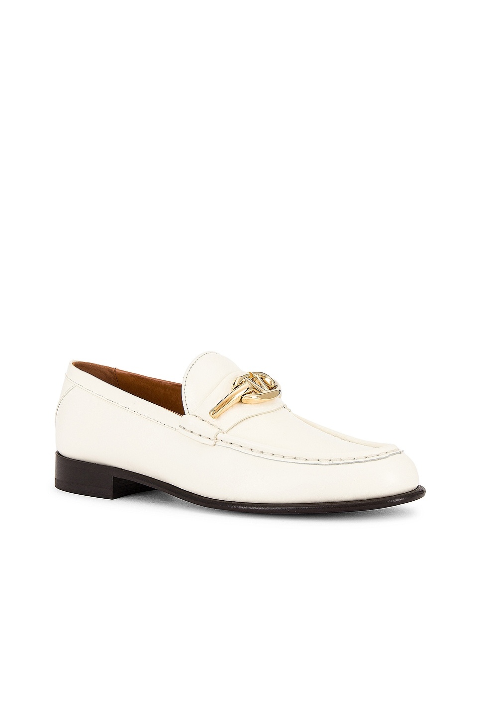 Valentino V Logo Gate Loafer | forward | REVERSIBLE