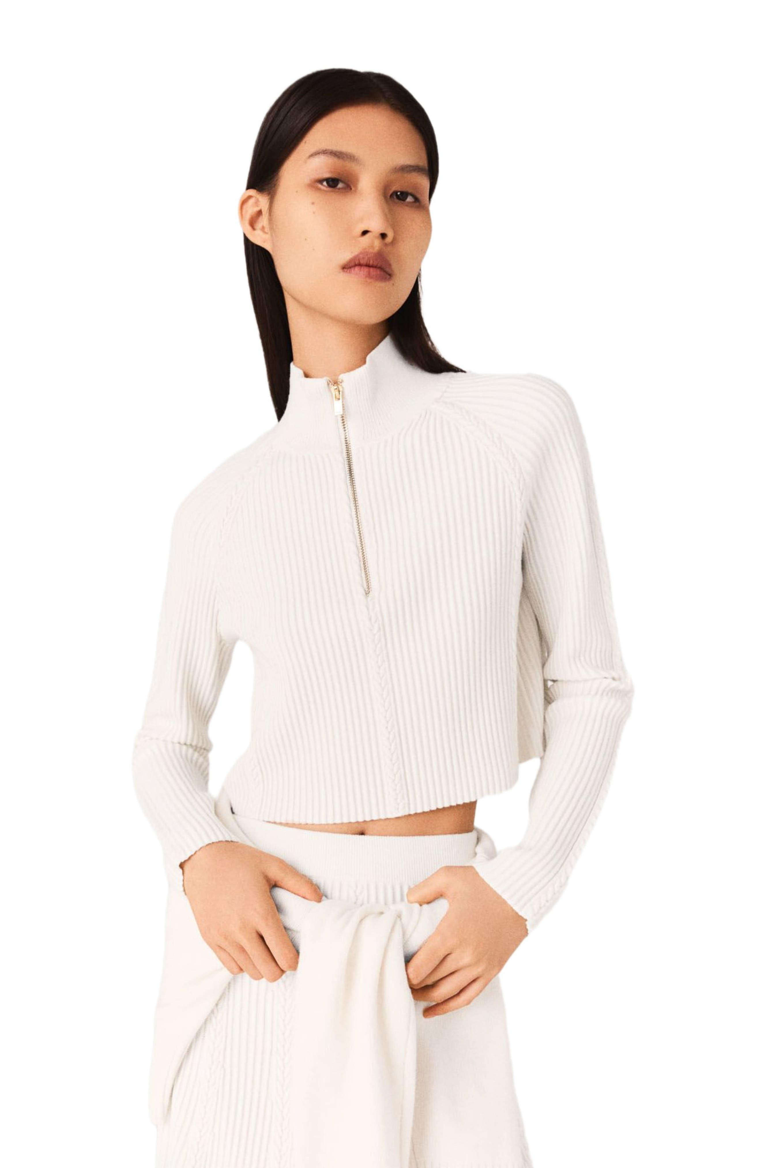 maje High-neck sweater in Ecru at Nordstrom - 7