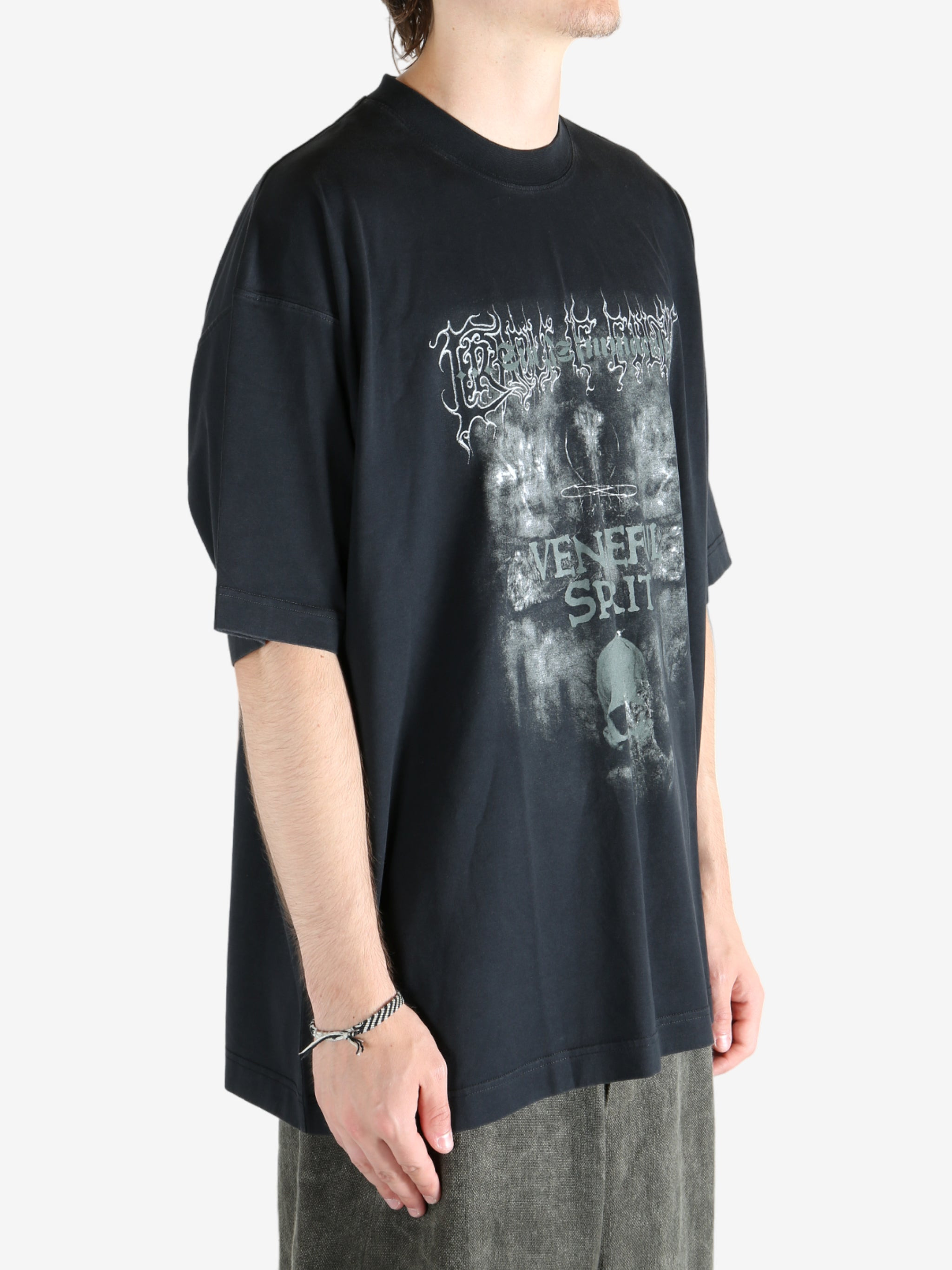 VETEMENTS - Men Cof Vengeful Spirit Oversized T-Shirt - 2