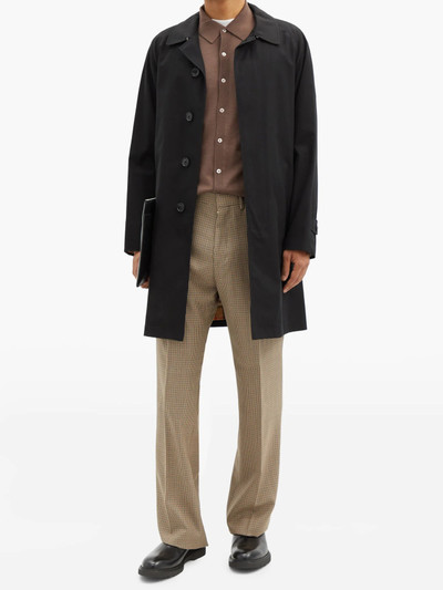 Paul Smith Houndstooth wool-twill straight-leg trousers outlook