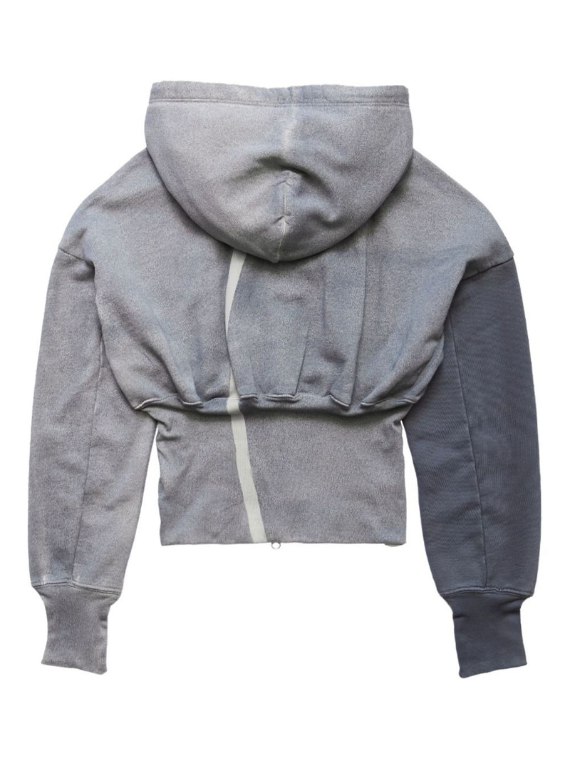 ECKHAUS LATTA Stadium Smog Snatched "Grey" hoodie outlook