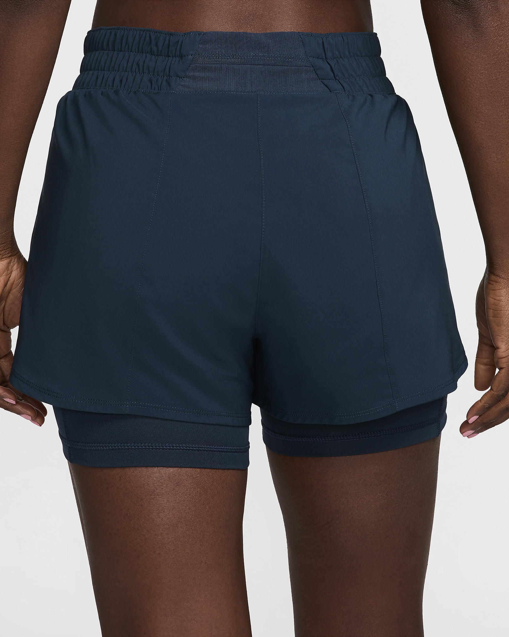 Nike One Women's Dri-FIT High-Waisted 3" 2-in-1 Shorts - 3