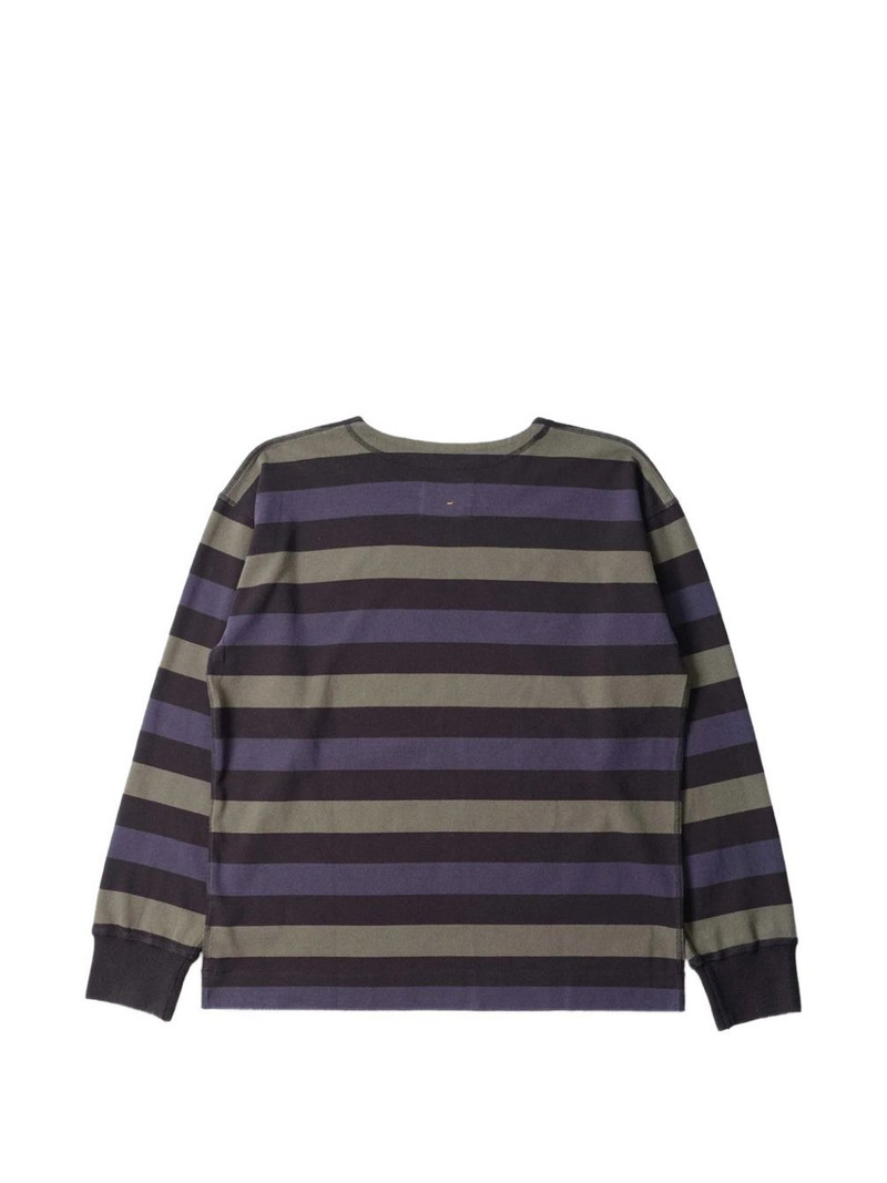 crew-neck striped T-shirt 4