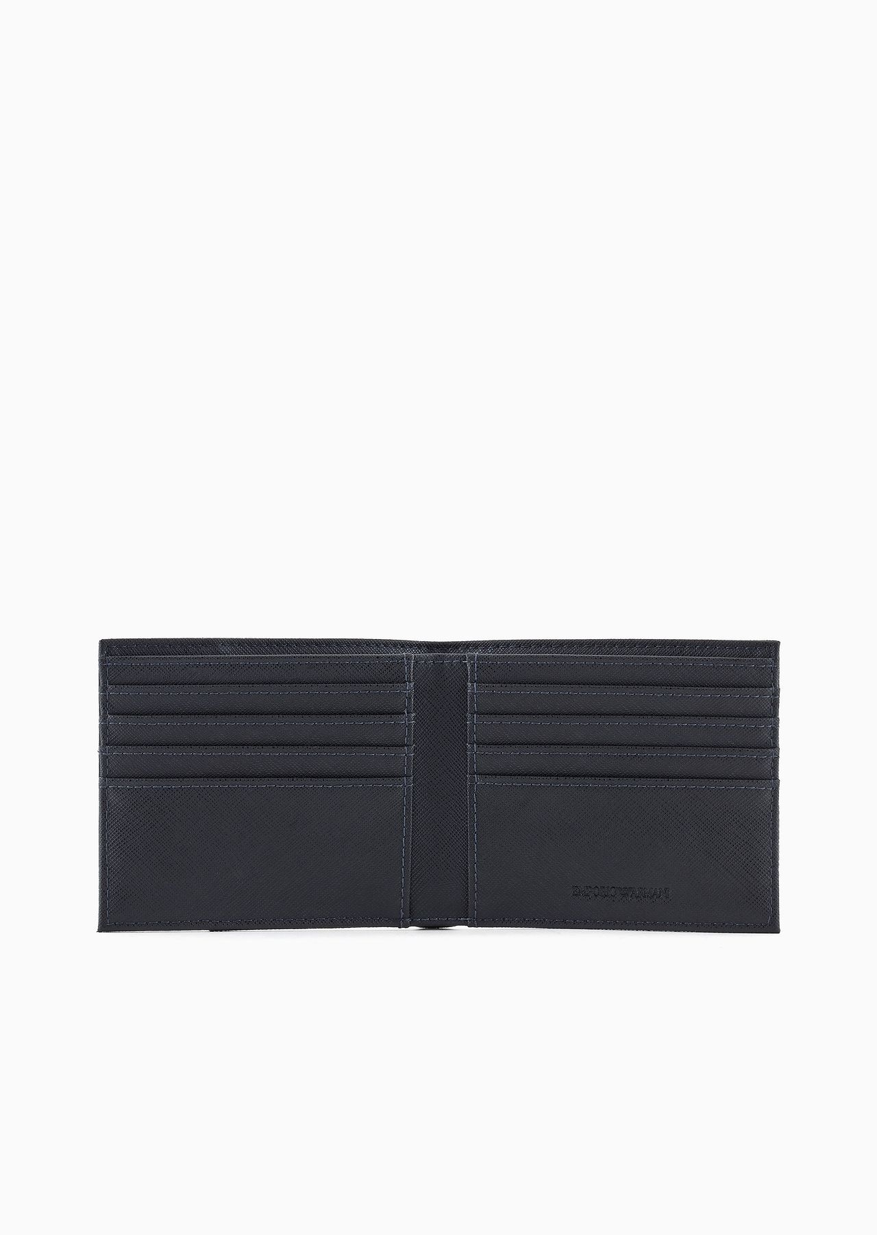 Saffiano and nylon bifold wallet - 3