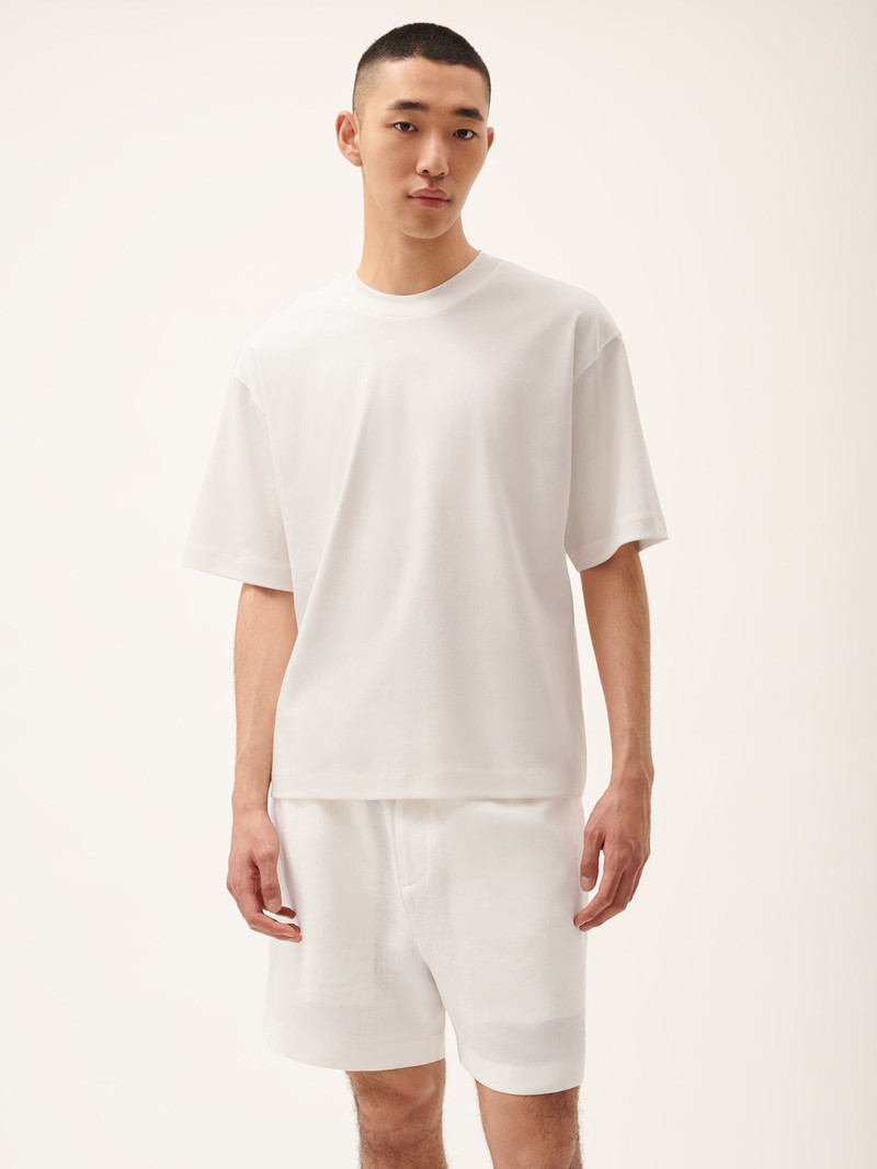 PANGAIA Mens DNA Oversized T-Shirt - Off-White outlook