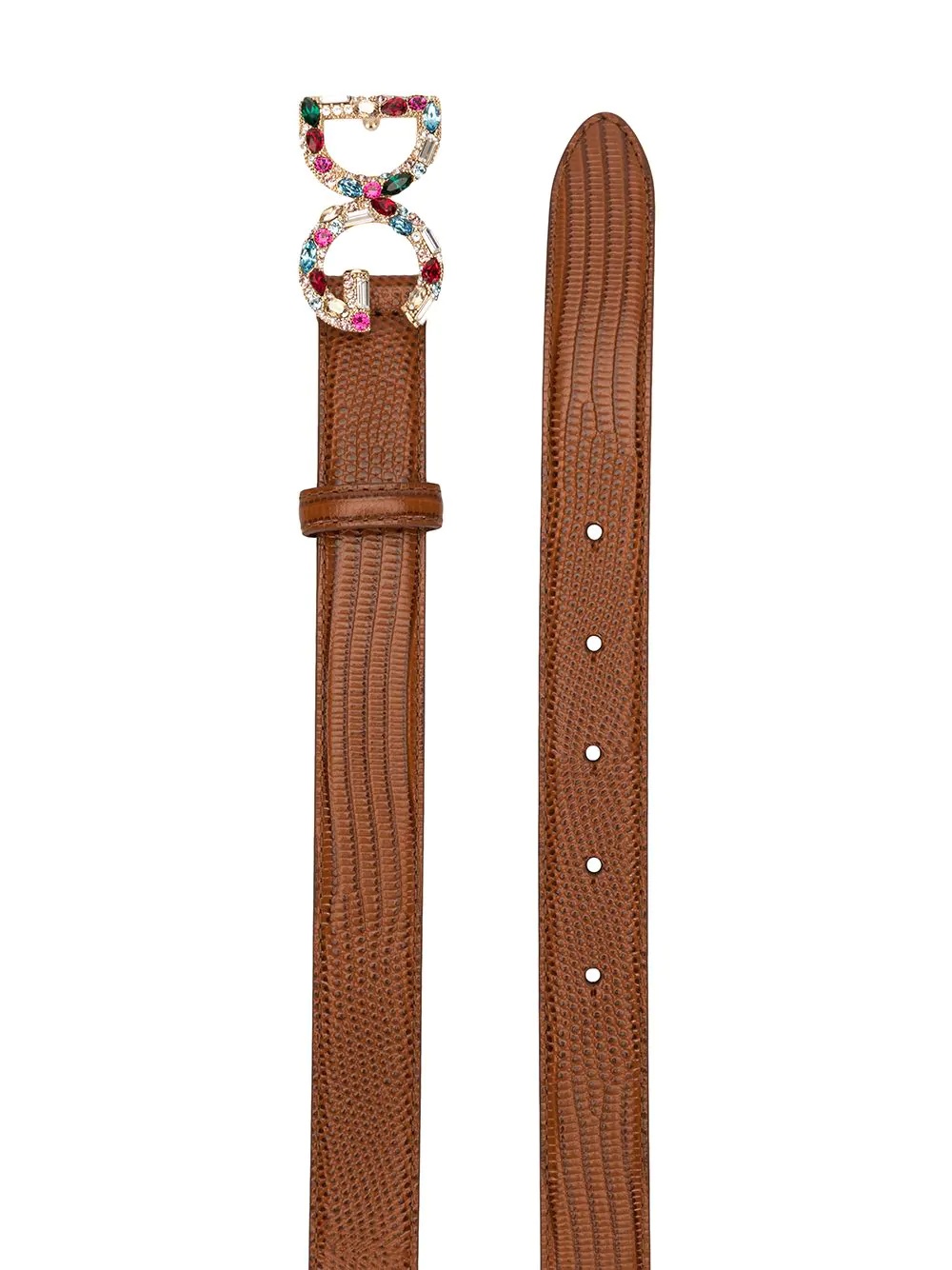 bejeweled DG buckle belt - 2