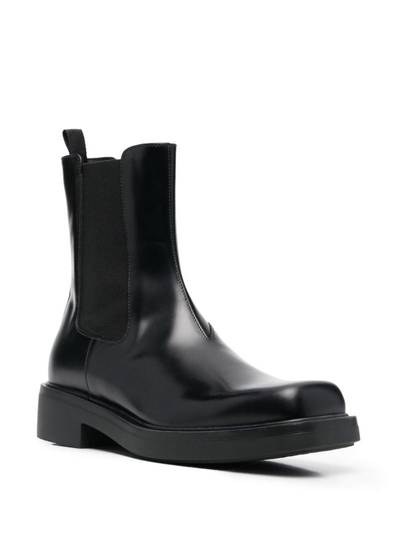Prada brushed-finish Chelsea boots outlook