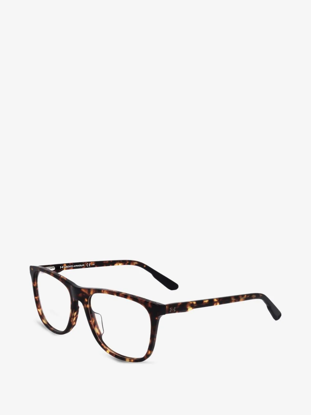 tortoiseshell-effect square-frame glasses - 1