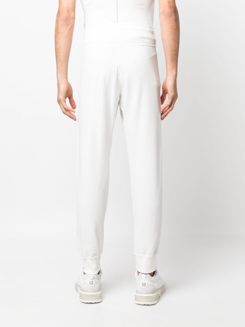 Lens-detail cotton track pants - 4