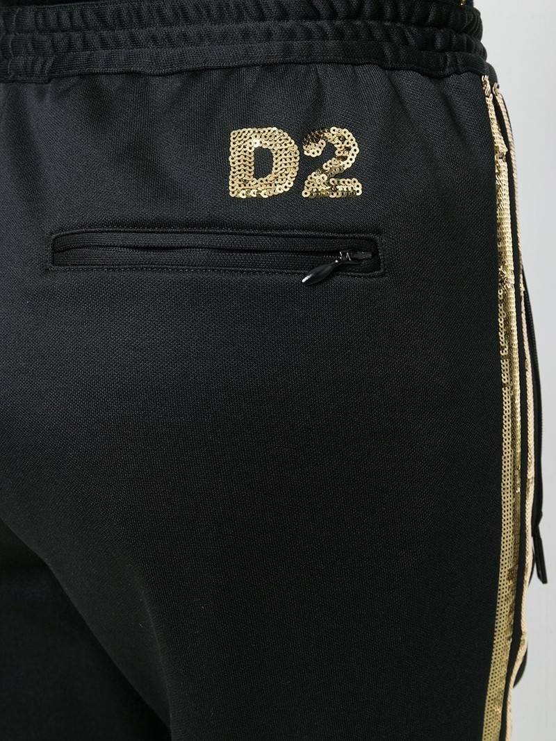 sequin embellished track pants 5