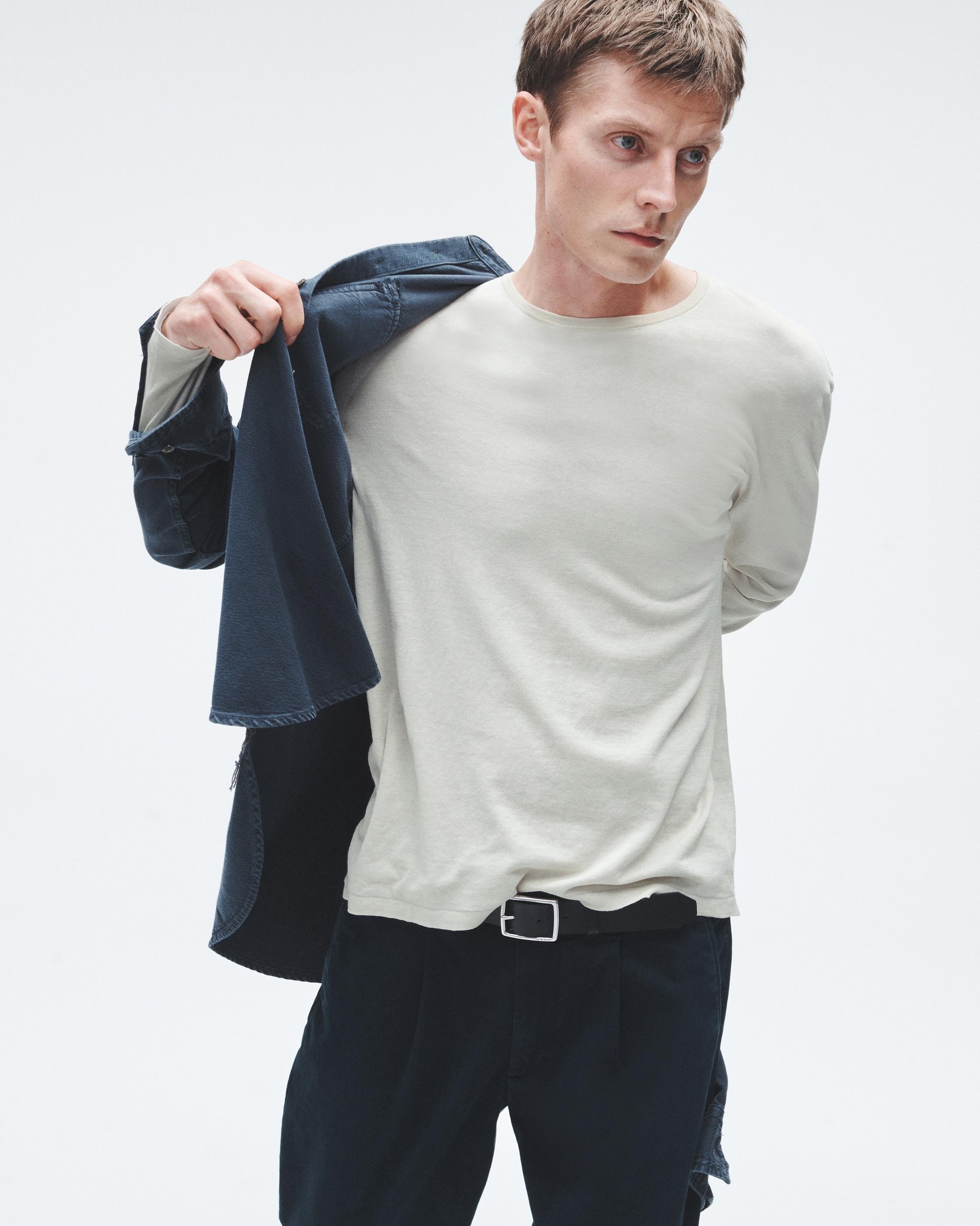 Banks Double Faced Long Sleeve Tee
Cotton T-Shirt - 7