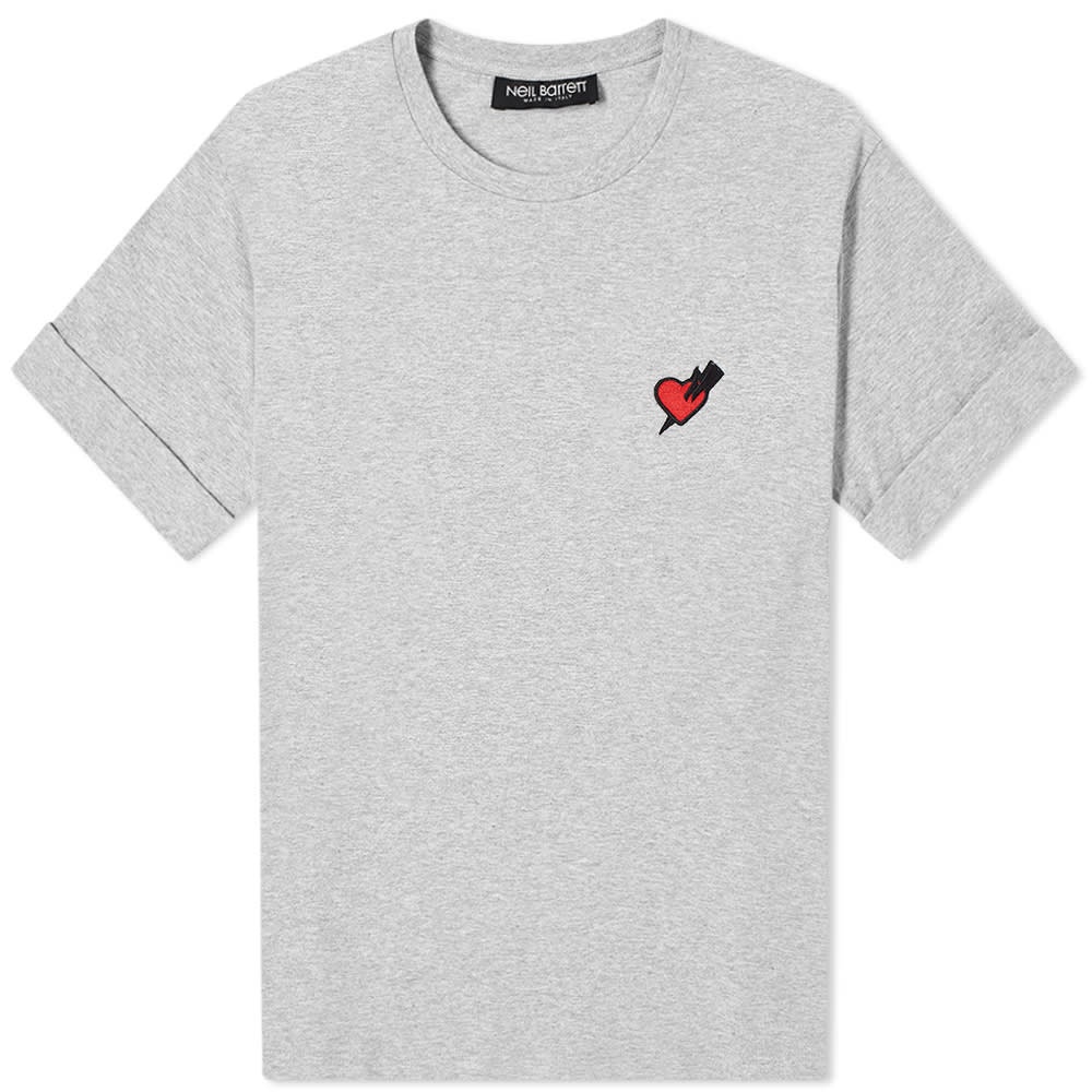 Neil Barrett Love Heart Patch Tee - 1